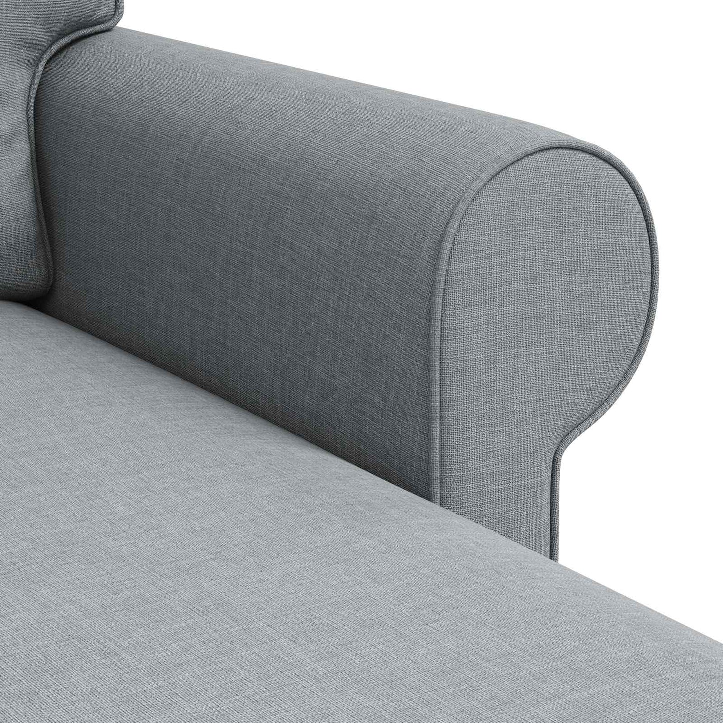 vidaXL Καναπές Ανοιχτό γκρι 195 x 138 x 80 εκ ύφασμα