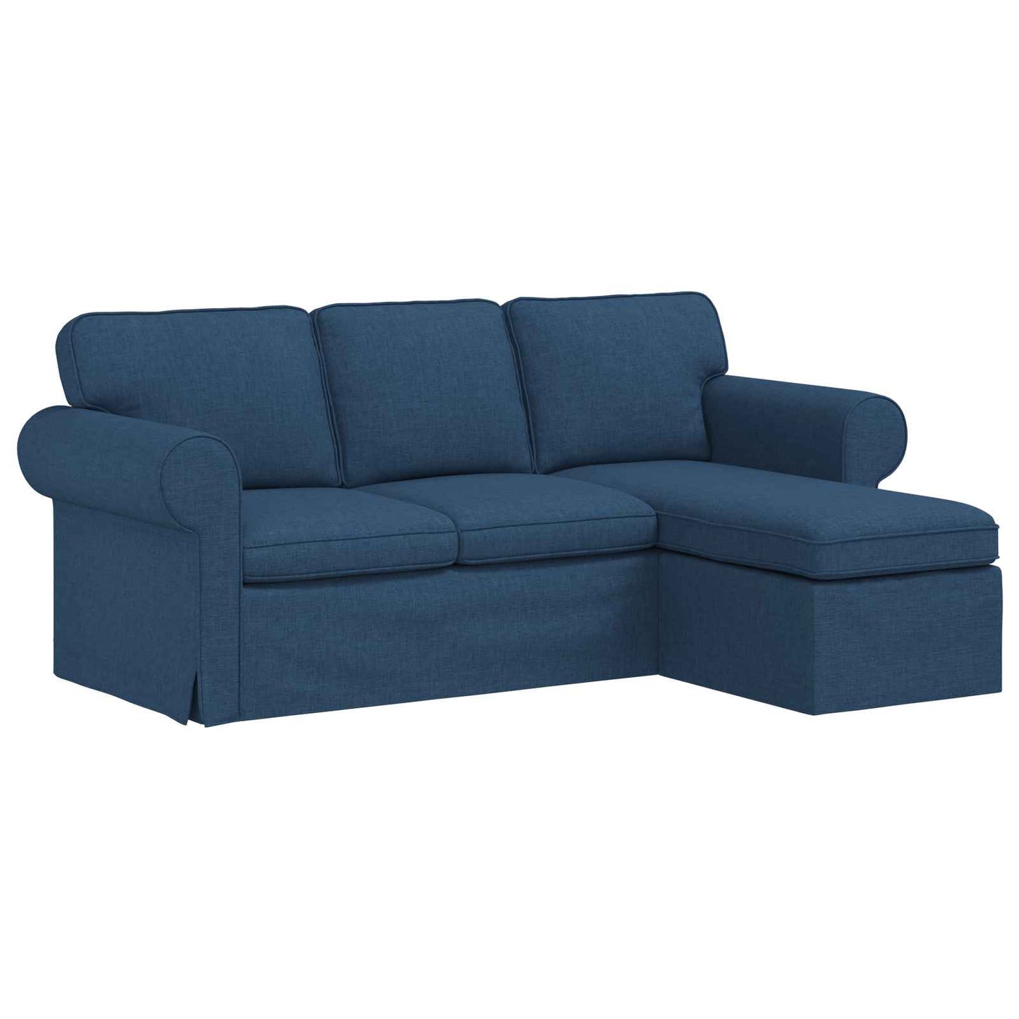 vidaXL Καναπές Μπλε 195 x 138 x 80 εκ ύφασμα