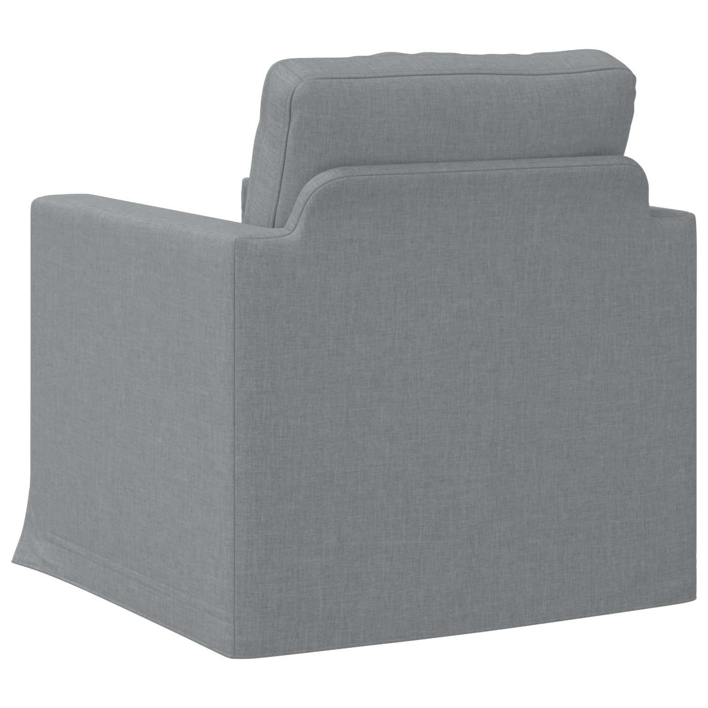 vidaXL Καναπές Ανοιχτό γκρι 78 x 78 x 80 εκ. ύφασμα