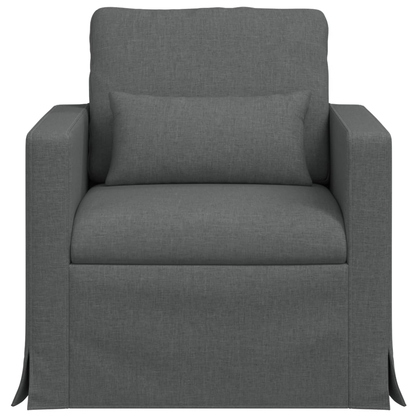 vidaXL Καναπές Σκούρο Γκρι 78 x 78 x 80 εκ. ύφασμα