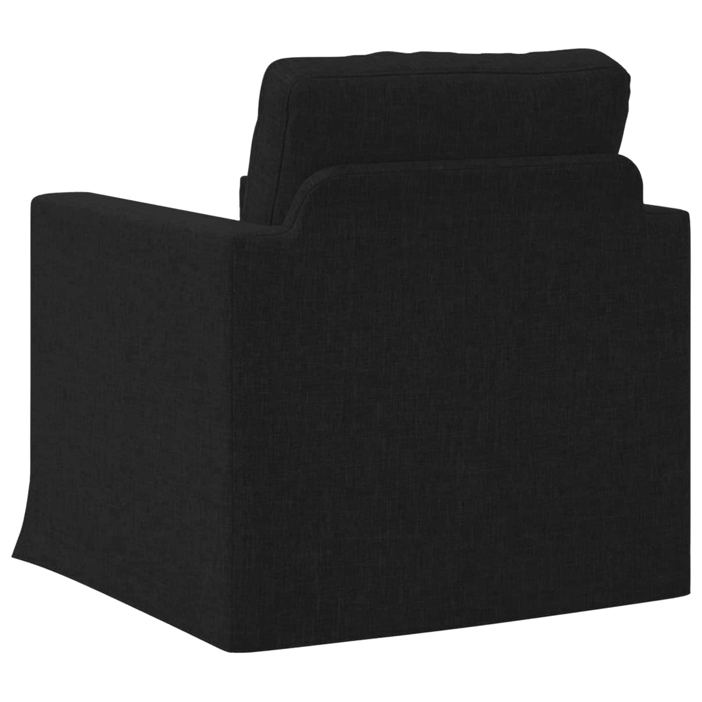 vidaXL Καναπές Μαύρο 78 x 78 x 80 εκ. ύφασμα
