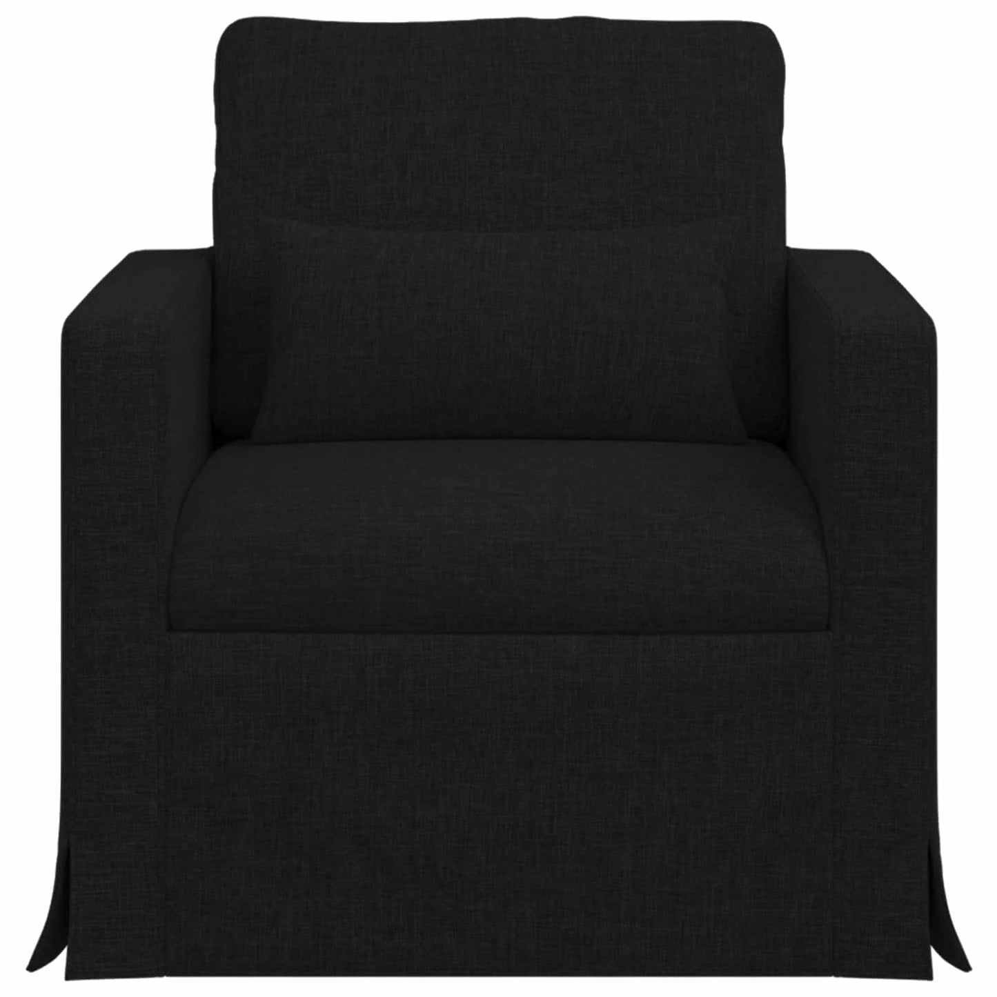 vidaXL Καναπές Μαύρο 78 x 78 x 80 εκ. ύφασμα