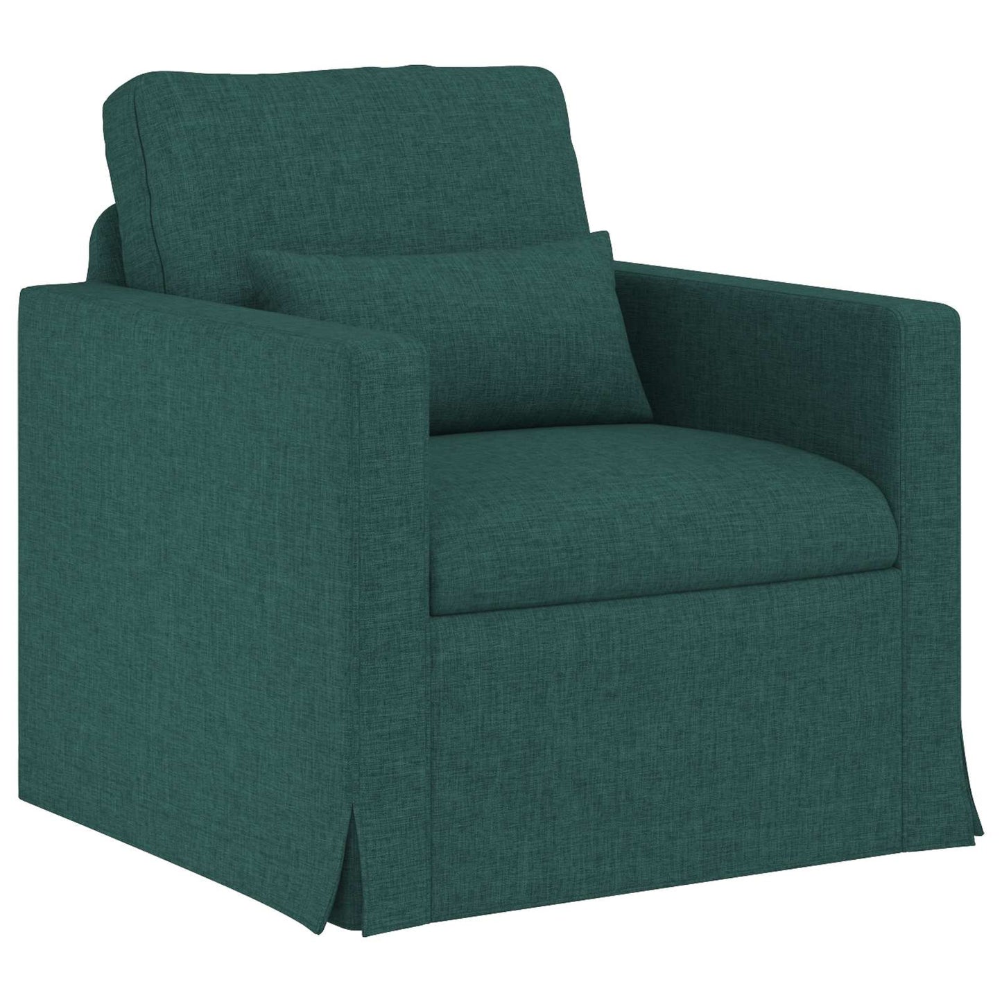 vidaXL Καναπές Σκούρο Πράσινο 78 x 78 x 80 εκ. ύφασμα