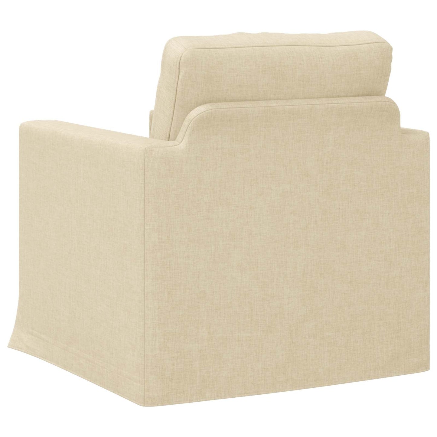 vidaXL Καναπές Κρεμ 78 x 78 x 80 εκ. ύφασμα