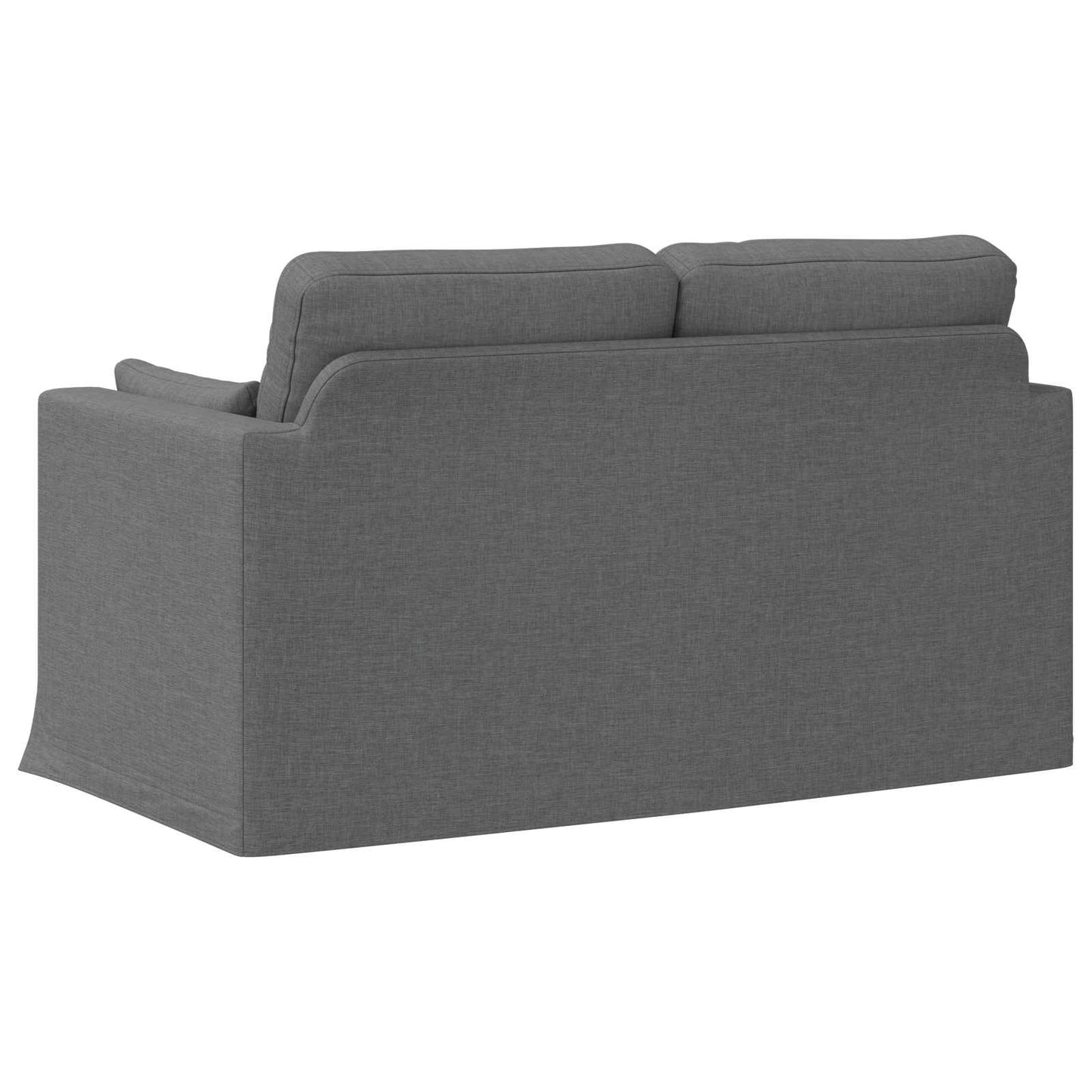 vidaXL Καναπές Σκούρο Γκρι 139 x 78 x 80 εκ ύφασμα