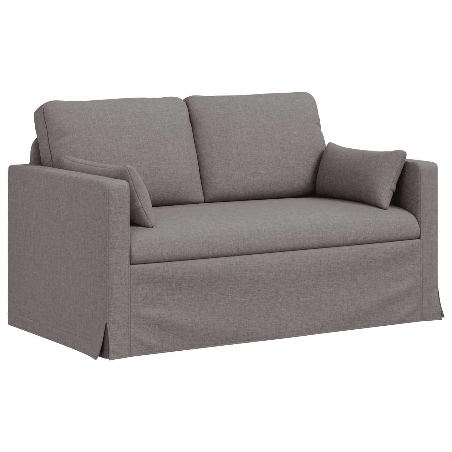 vidaXL Καναπές Taupe 139 x 78 x 80 εκ ύφασμα