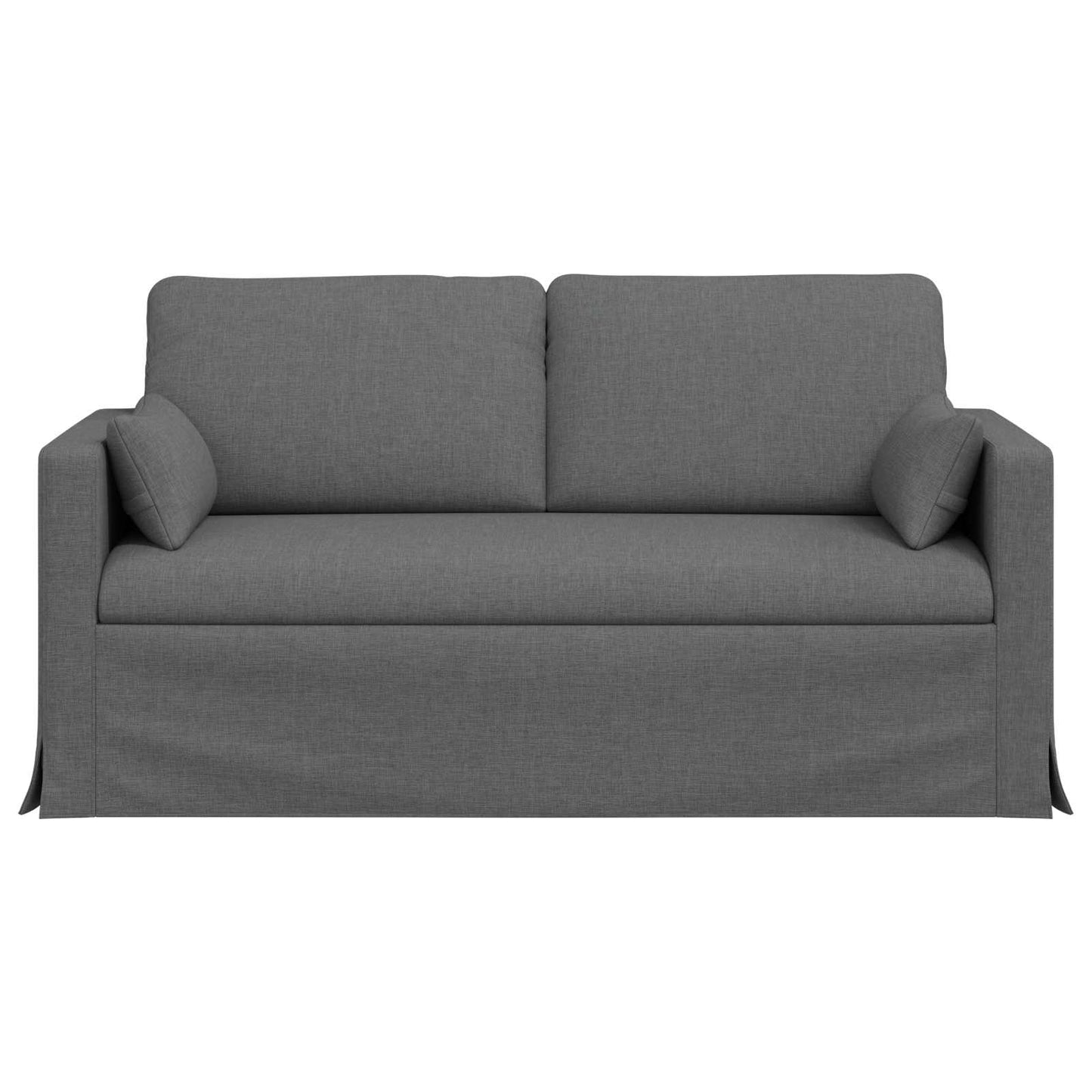 vidaXL Καναπές Σκούρο Γκρι 158 x 78 x 80 εκ ύφασμα