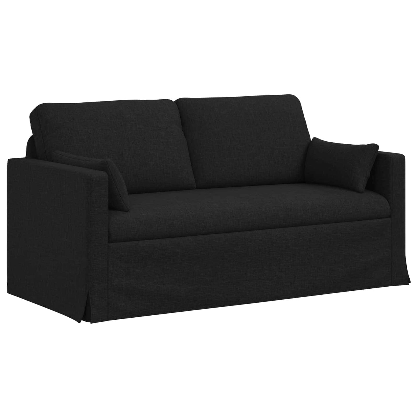 vidaXL Καναπές Μαύρο 158 x 78 x 80 εκ ύφασμα