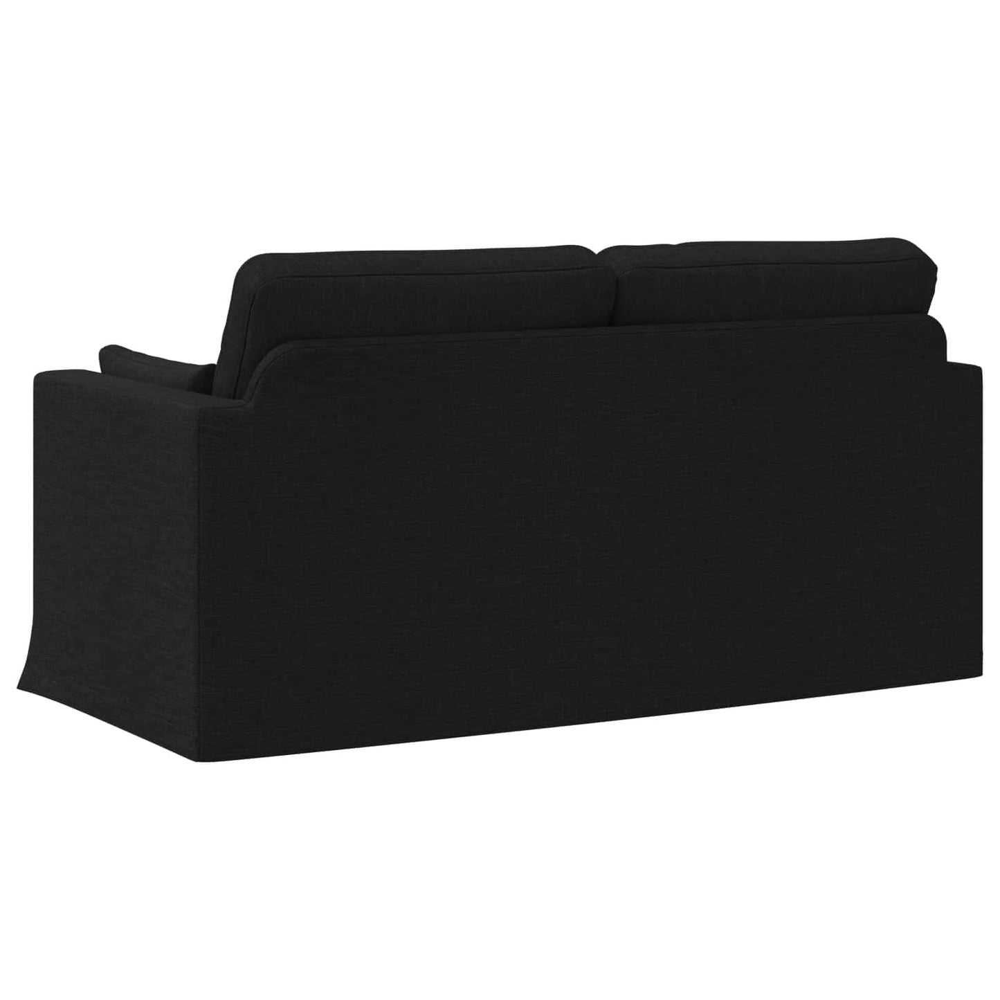 vidaXL Καναπές Μαύρο 158 x 78 x 80 εκ ύφασμα