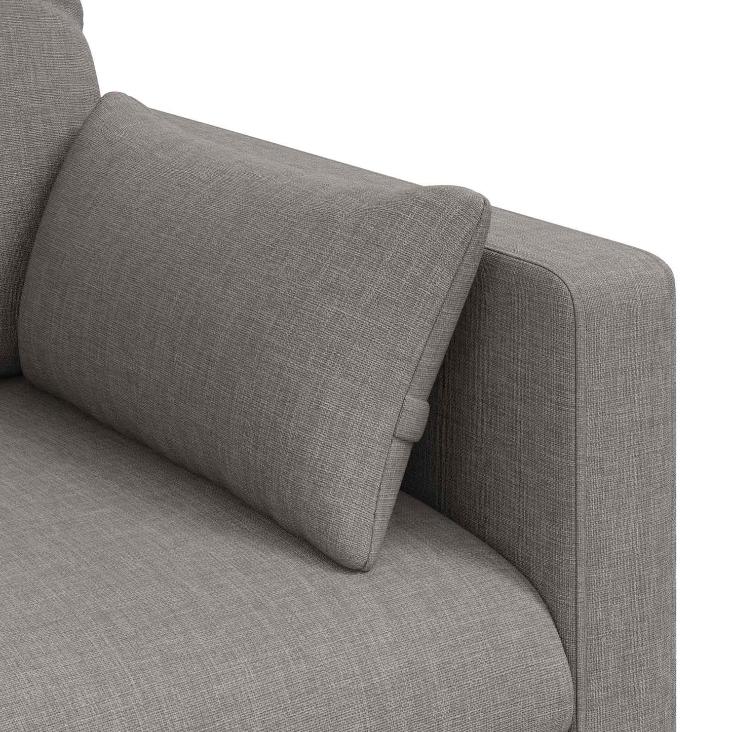 vidaXL Καναπές Taupe 158 x 78 x 80 εκ ύφασμα