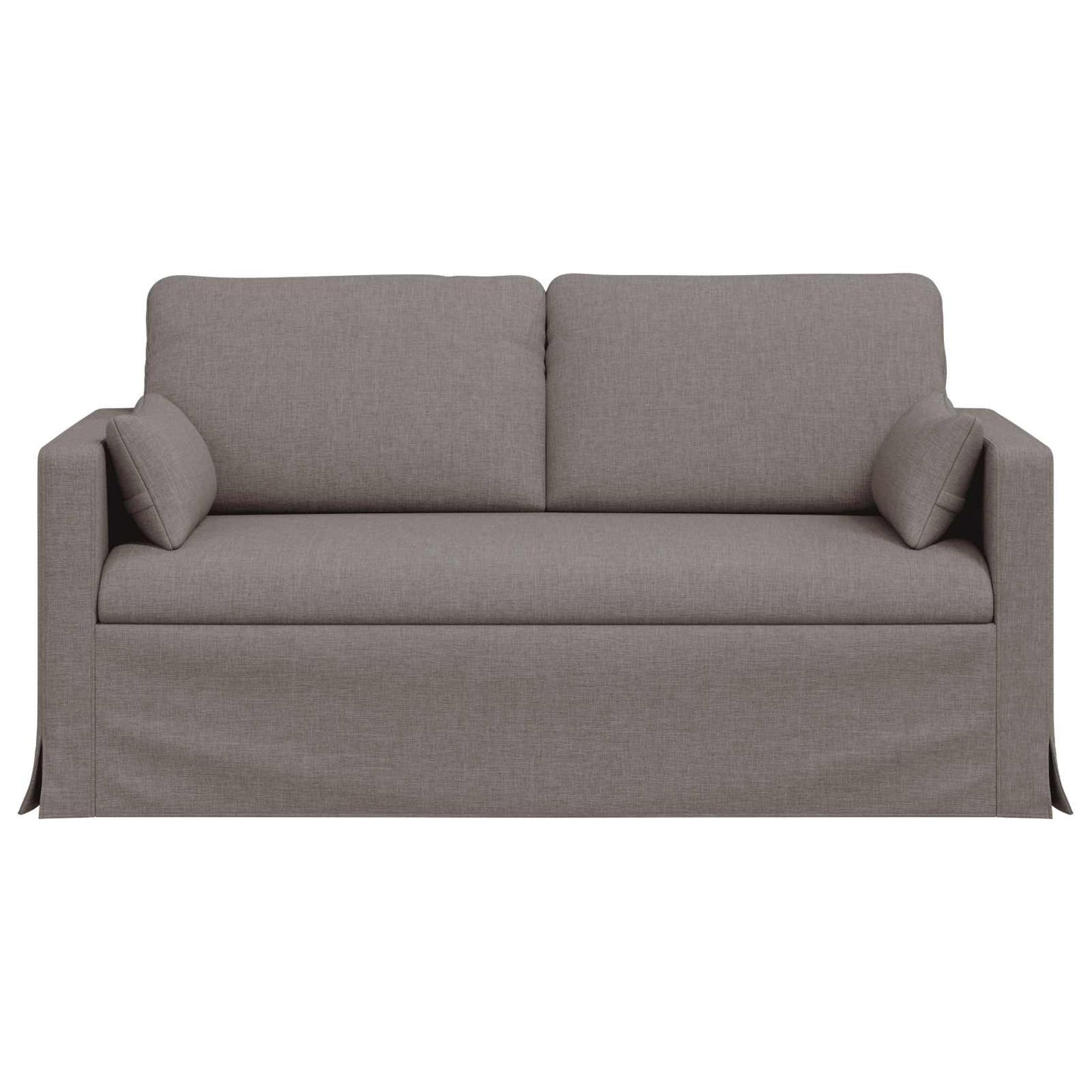 vidaXL Καναπές Taupe 158 x 78 x 80 εκ ύφασμα