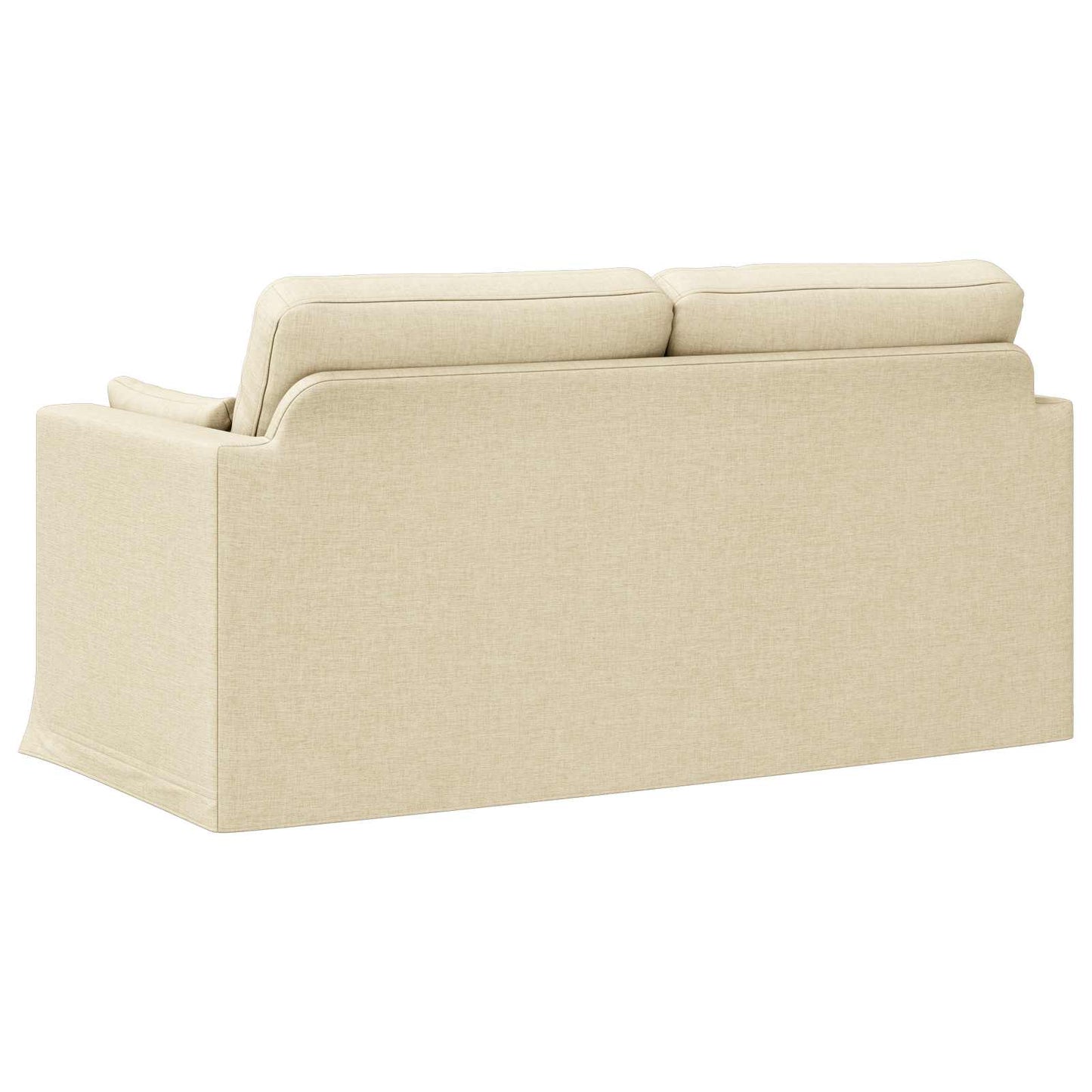 vidaXL Καναπές Κρεμ 158 x 78 x 80 εκ ύφασμα