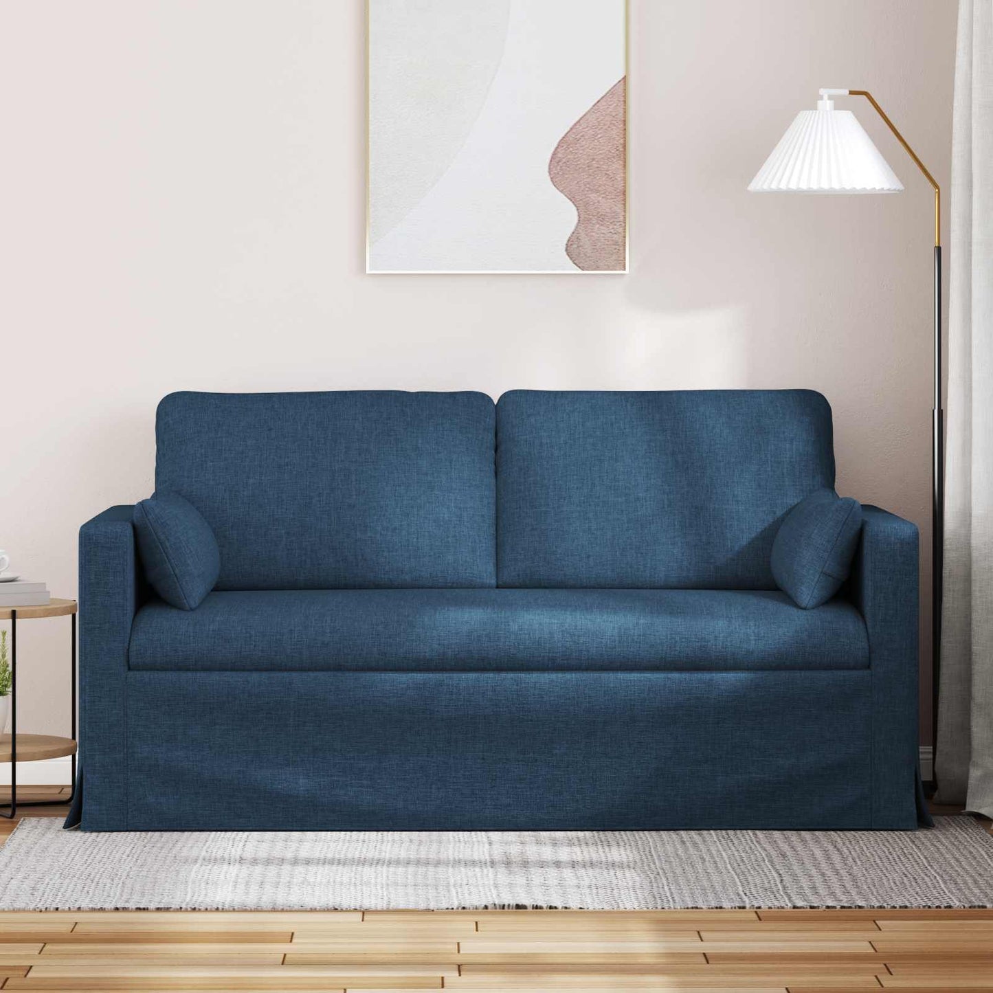 vidaXL Καναπές Μπλε 158 x 78 x 80 εκ ύφασμα