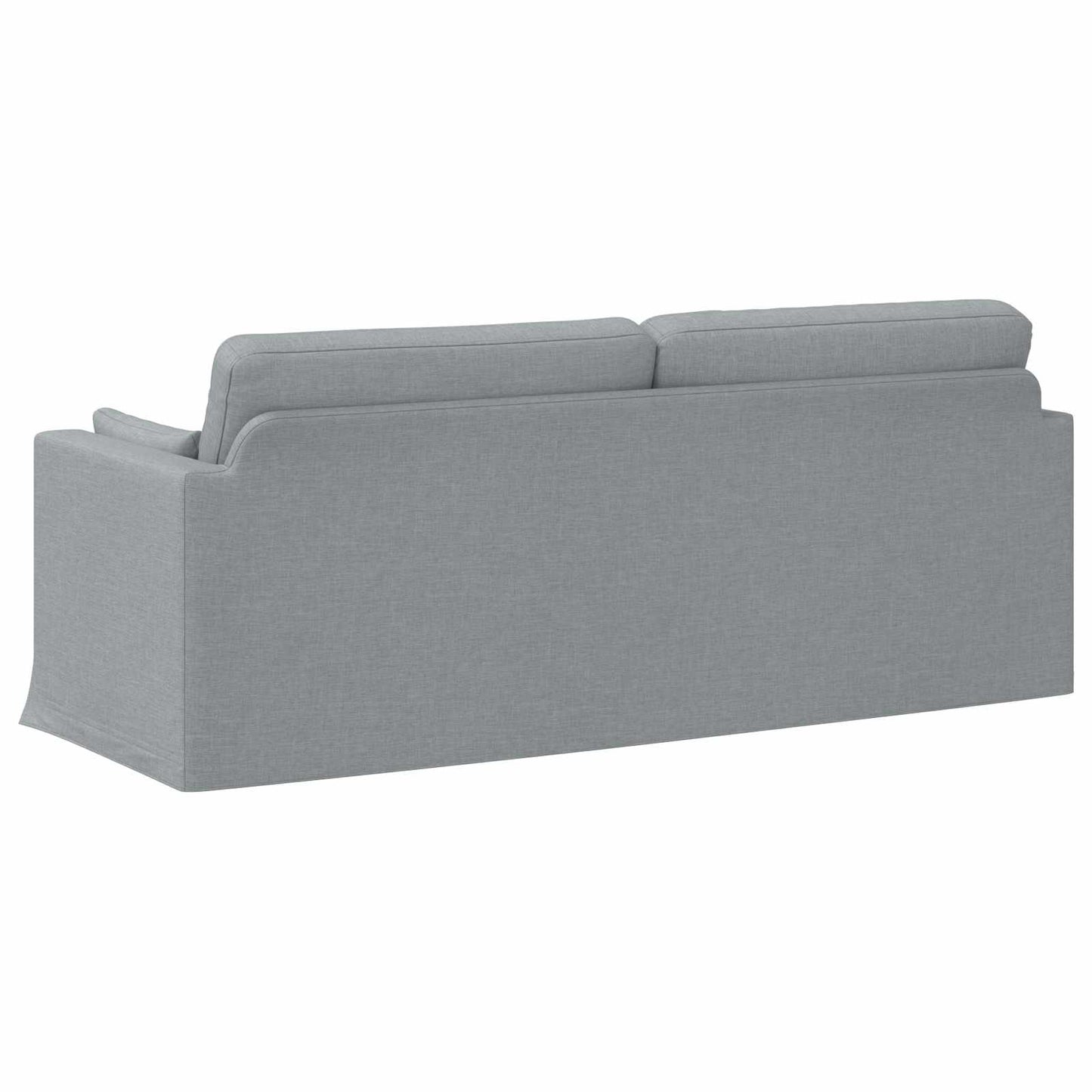vidaXL Καναπές Ανοιχτό γκρι 198 x 78 x 80 εκ ύφασμα