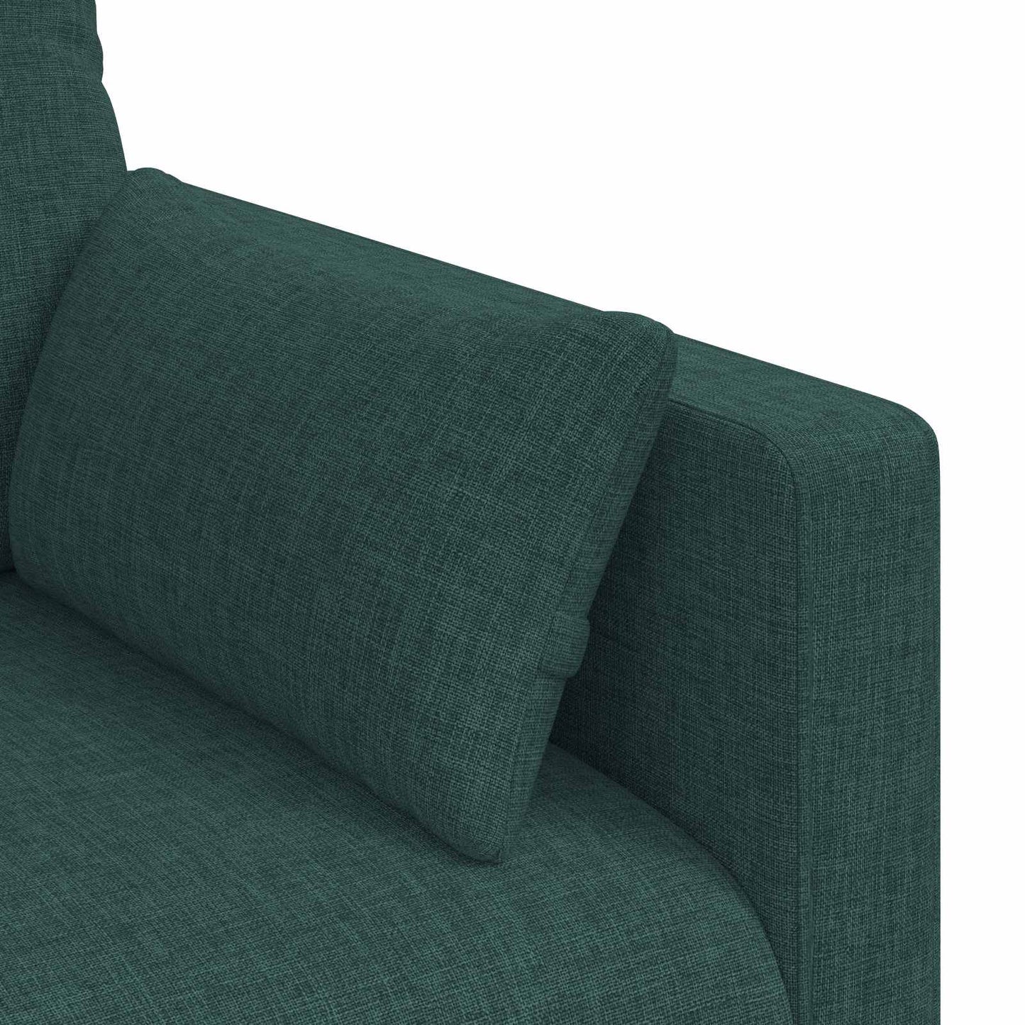vidaXL Καναπές Σκούρο Πράσινο 198 x 78 x 80 εκ ύφασμα
