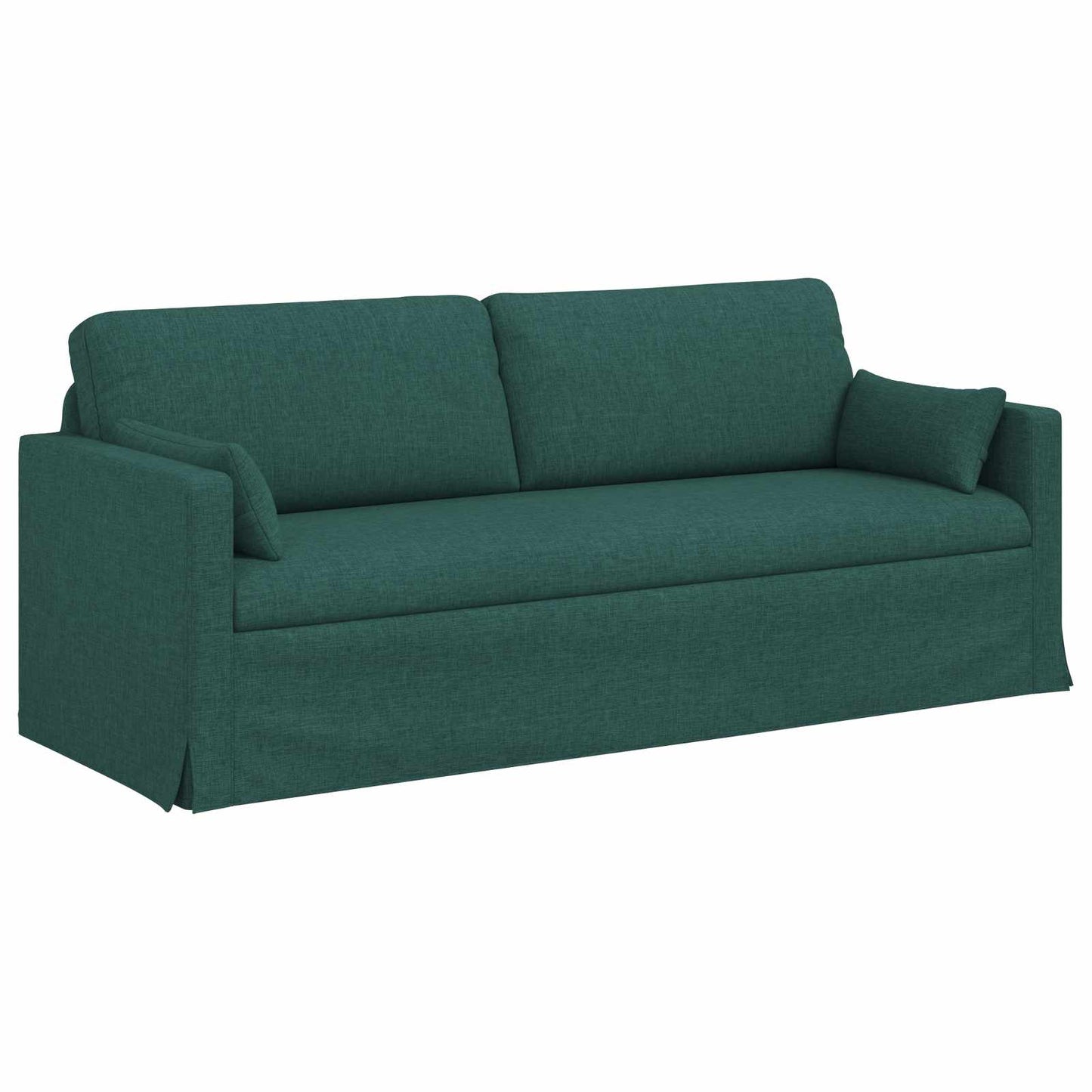 vidaXL Καναπές Σκούρο Πράσινο 198 x 78 x 80 εκ ύφασμα