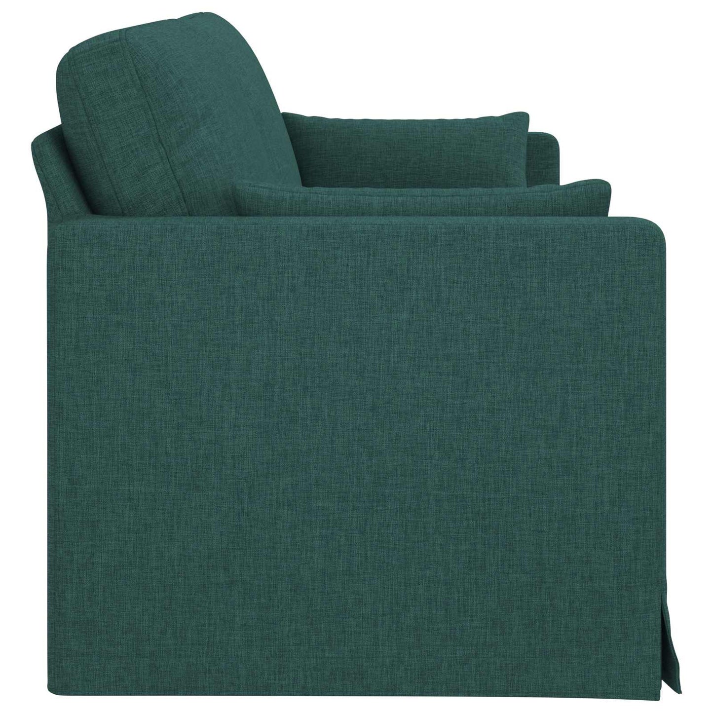 vidaXL Καναπές Σκούρο Πράσινο 198 x 78 x 80 εκ ύφασμα
