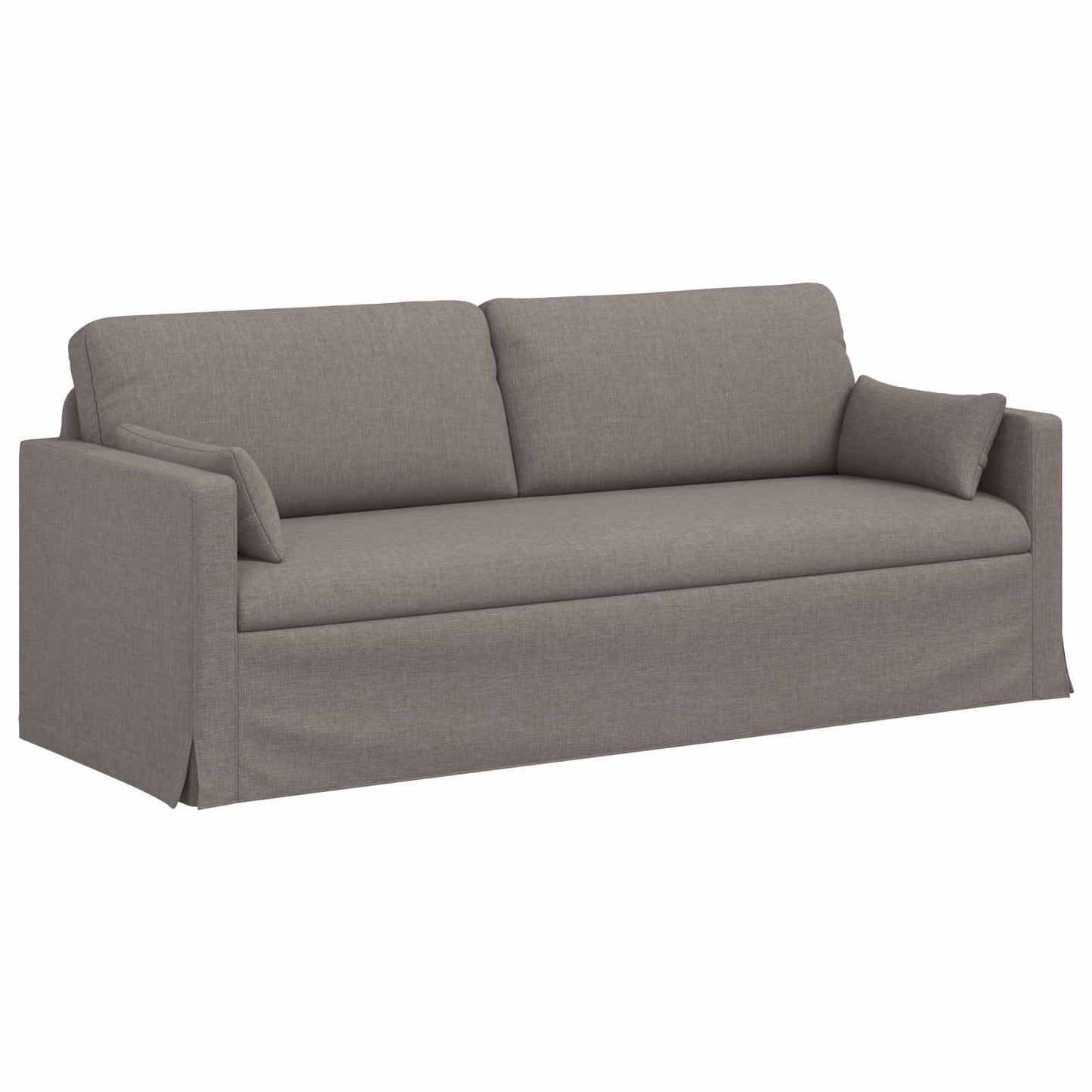 vidaXL Καναπές Taupe 198 x 78 x 80 εκ ύφασμα