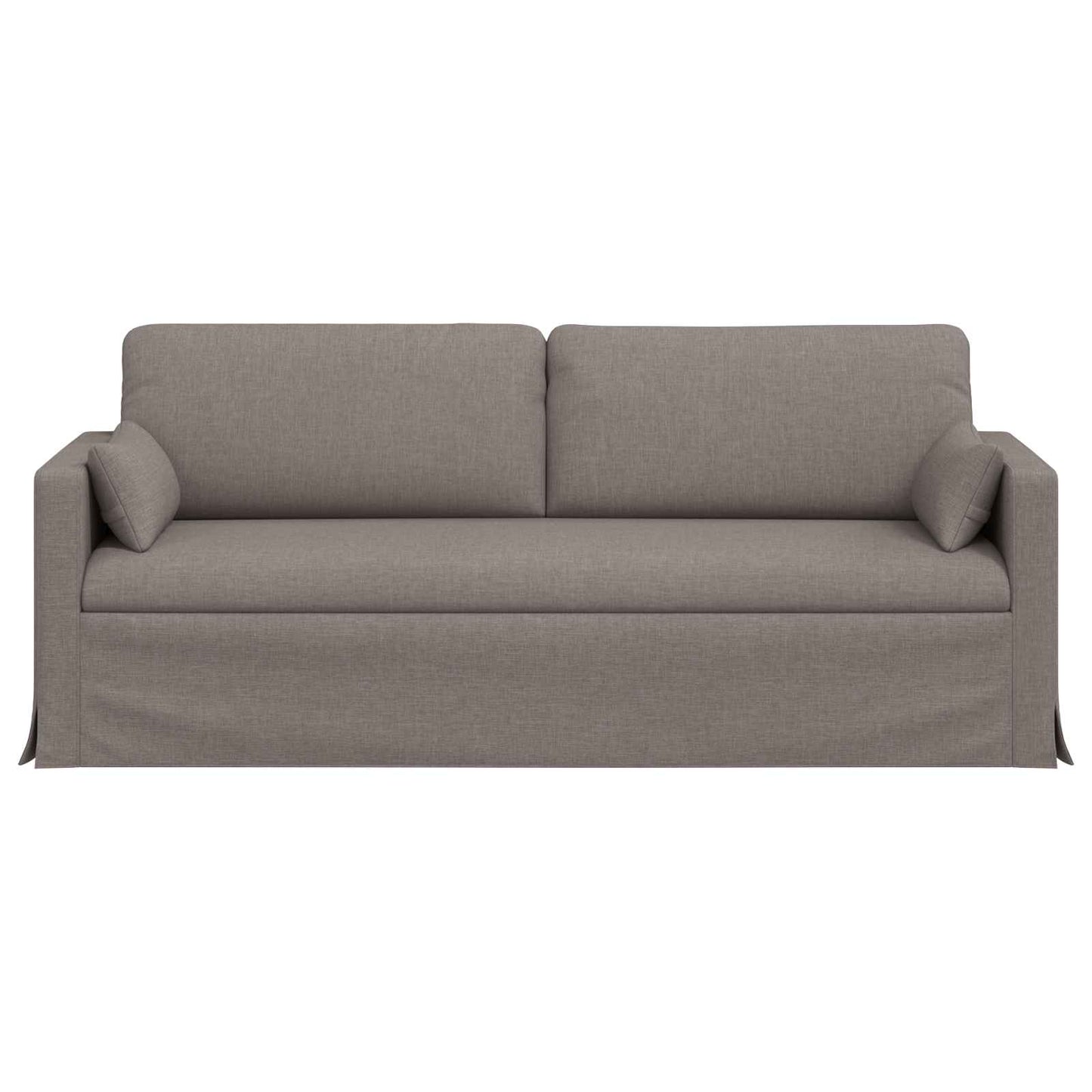 vidaXL Καναπές Taupe 198 x 78 x 80 εκ ύφασμα