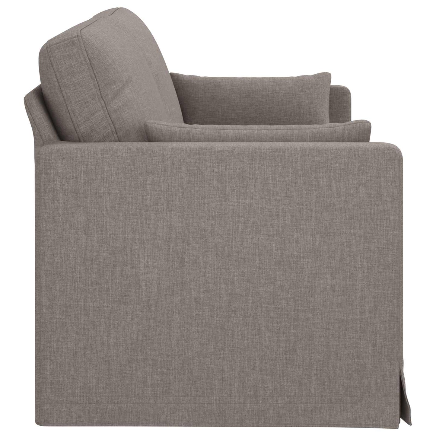 vidaXL Καναπές Taupe 198 x 78 x 80 εκ ύφασμα