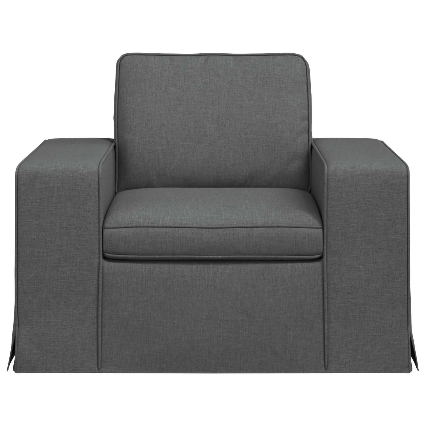 vidaXL Καναπές Σκούρο Γκρι 103 x 80 x 82 εκ ύφασμα