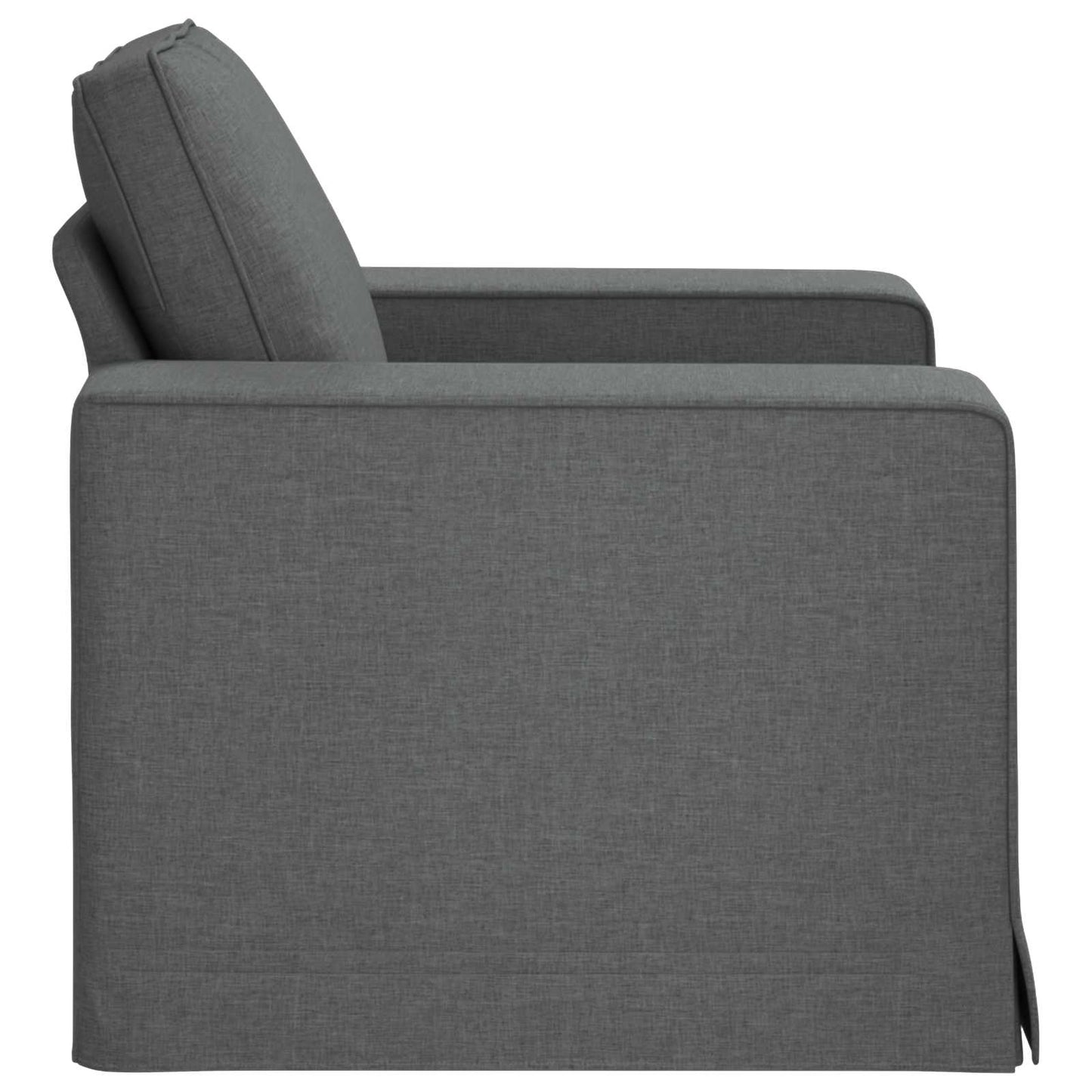 vidaXL Καναπές Σκούρο Γκρι 103 x 80 x 82 εκ ύφασμα