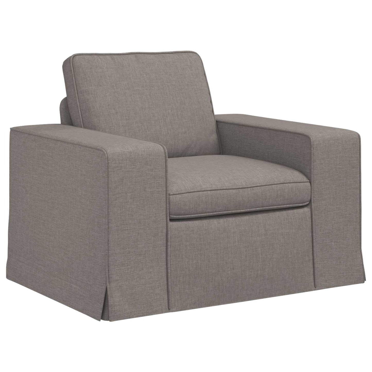 vidaXL Καναπές Taupe 103 x 80 x 82 εκ ύφασμα
