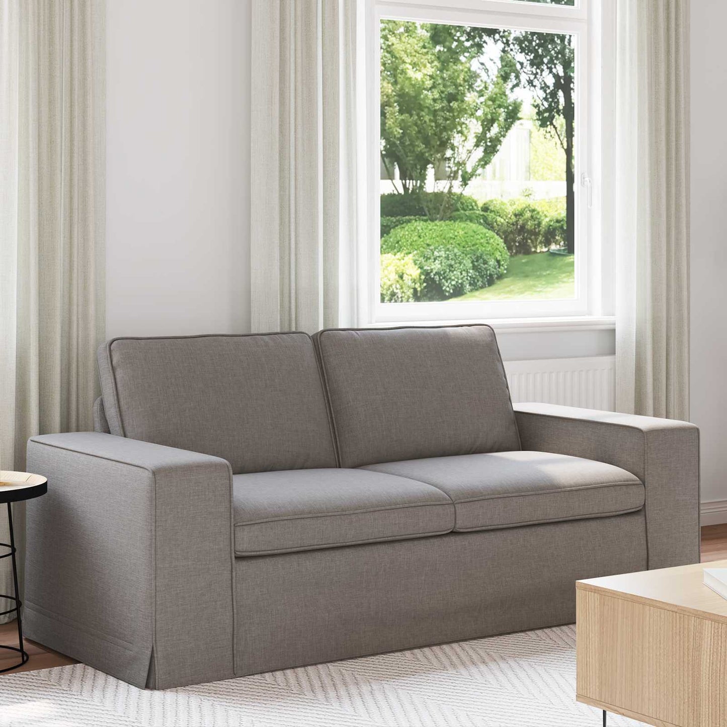 vidaXL Καναπές Taupe 182 x 80 x 82 εκ ύφασμα