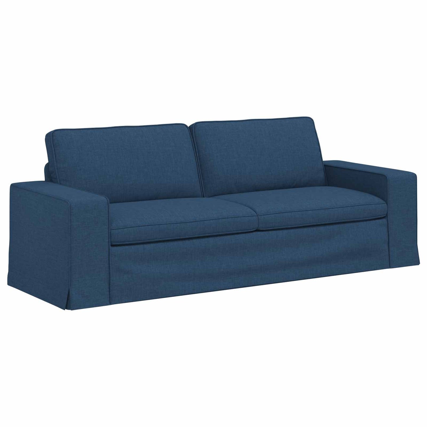 vidaXL Καναπές Μπλε 222 x 80 x 82 εκ ύφασμα