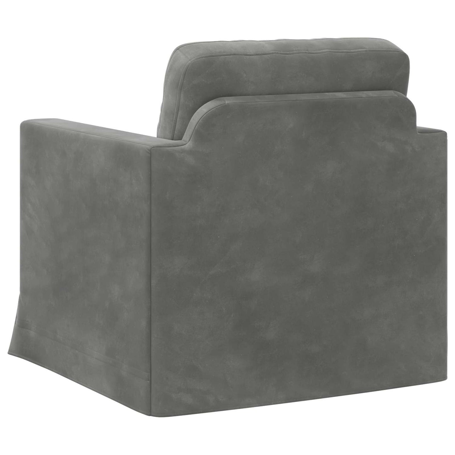 vidaXL Καναπές Σκούρο Γκρι 78 x 78 x 80 εκ. Βελούδο