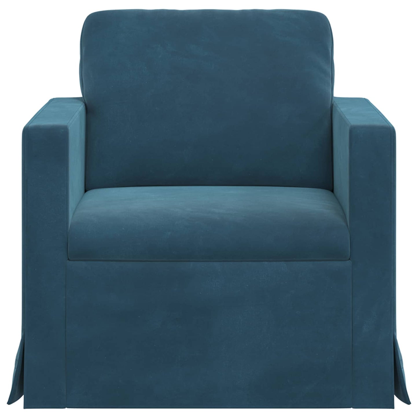 vidaXL Καναπές Μπλε 78 x 78 x 80 εκ. Βελούδο