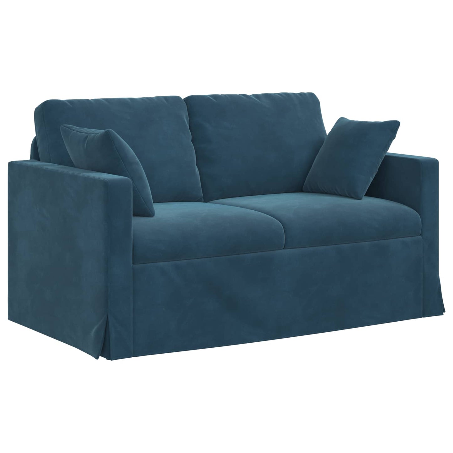vidaXL Καναπές Μπλε 138 x 78 x 80 εκ Βελούδο