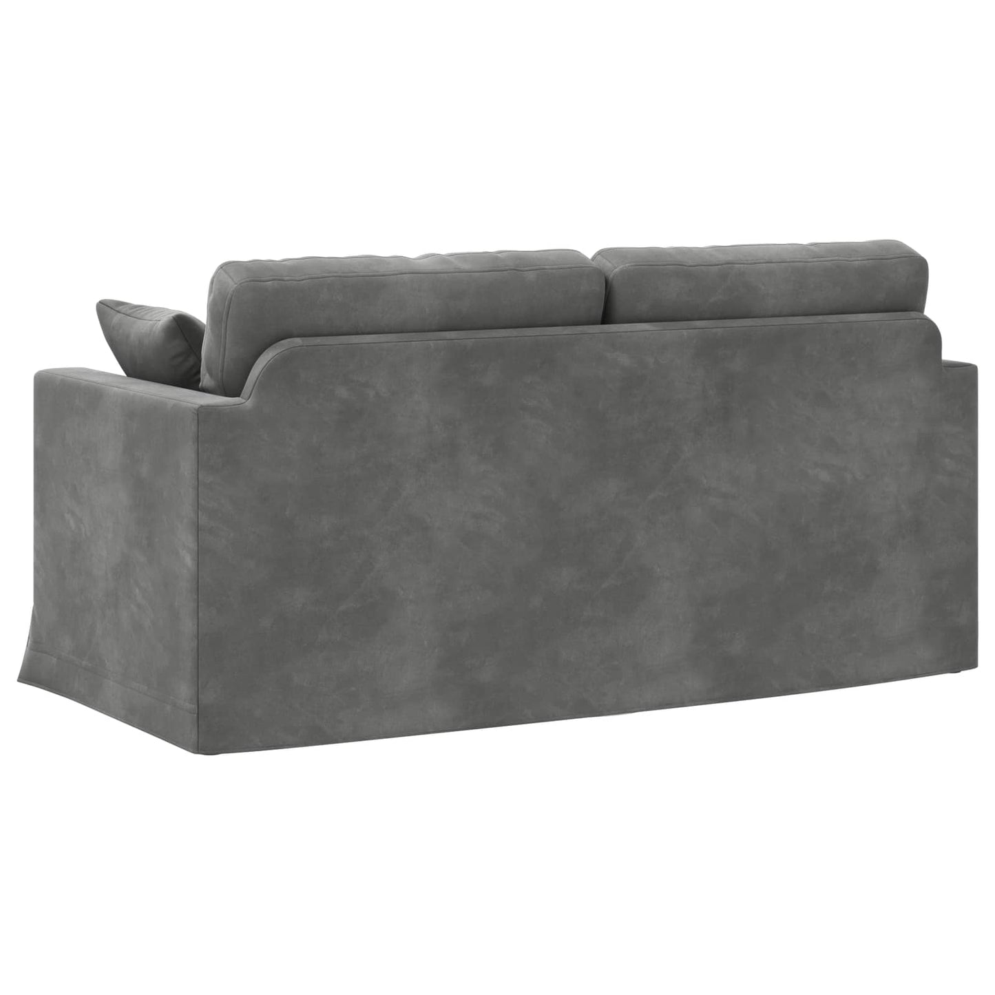 vidaXL Καναπές Σκούρο Γκρι 158 x 78 x 80 εκ Βελούδο