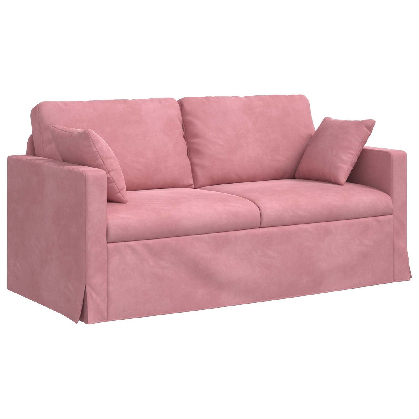 vidaXL Καναπές Ροζ 158 x 78 x 80 εκ Βελούδο