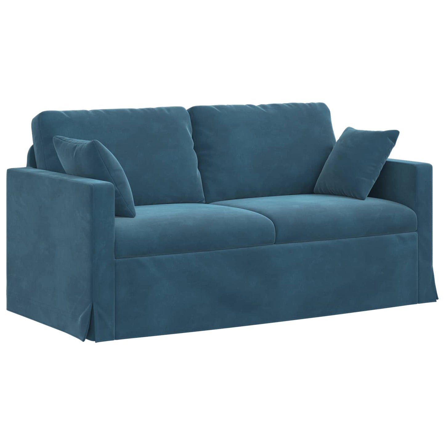 vidaXL Καναπές Μπλε 158 x 78 x 80 εκ Βελούδο
