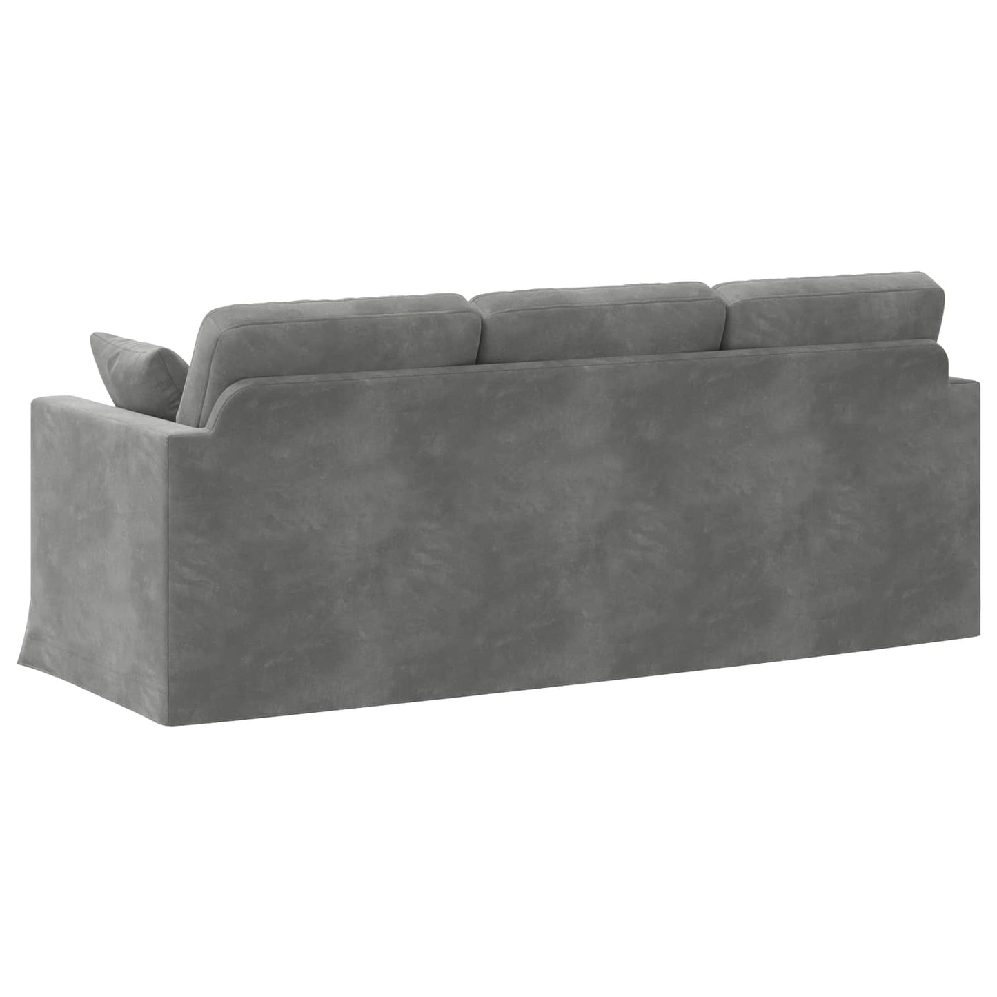 vidaXL Καναπές Σκούρο Γκρι 198 x 78 x 80 εκ Βελούδο