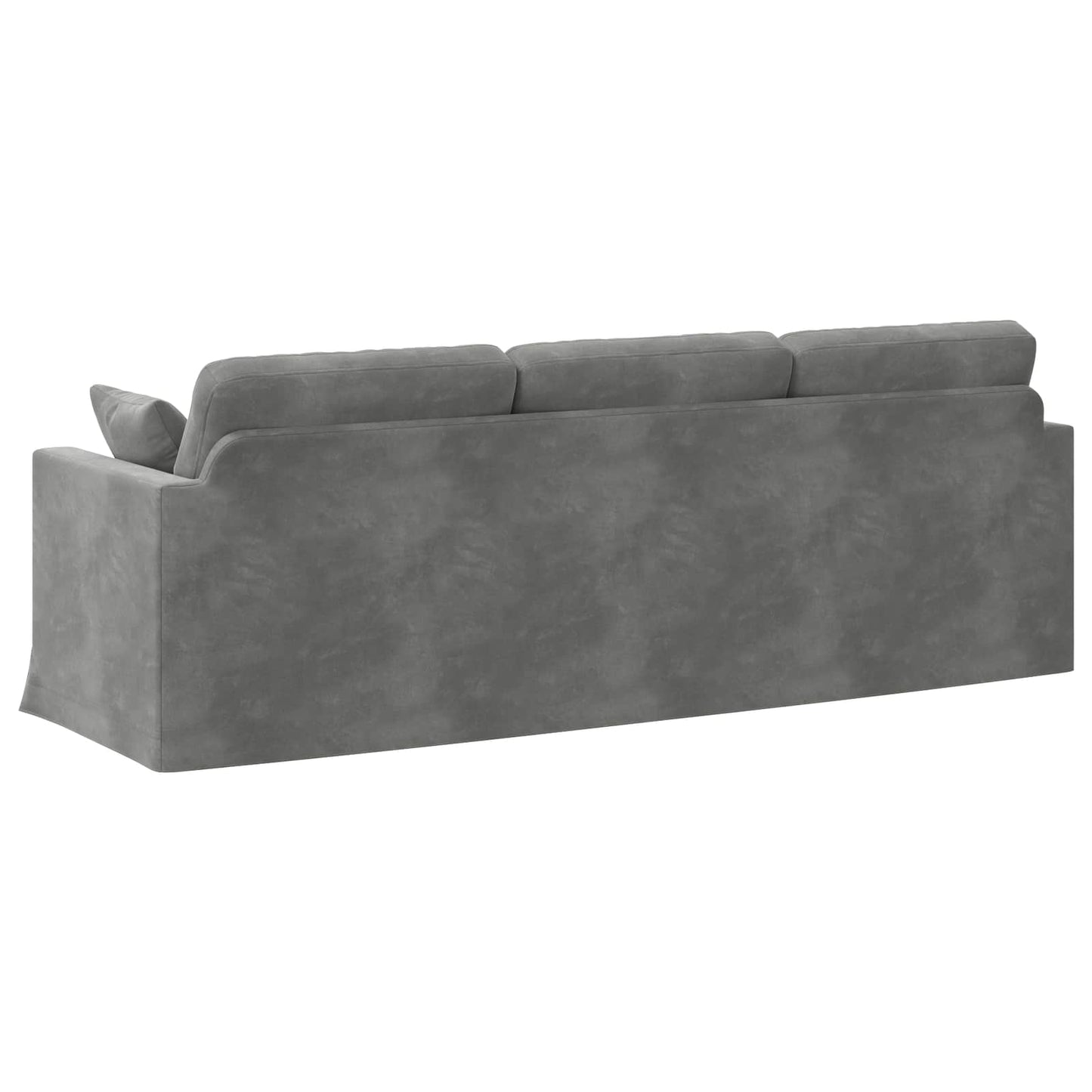 vidaXL Καναπές Σκούρο Γκρι 228 x 78 x 80 εκ Βελούδο