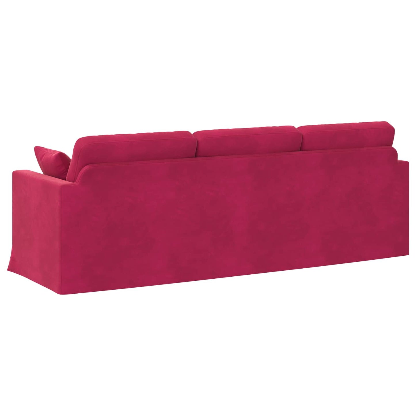 vidaXL Καναπές Κόκκινο 228 x 78 x 80 εκ Βελούδο