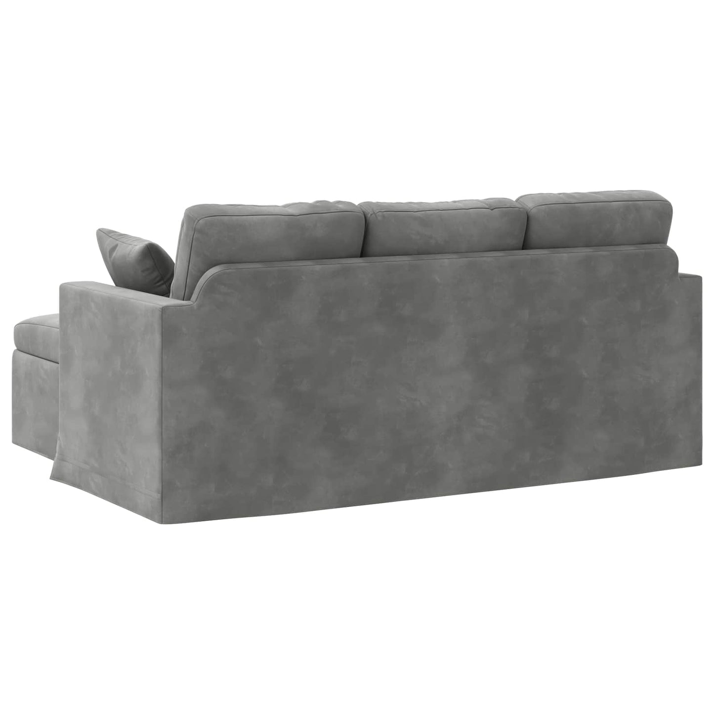vidaXL Καναπές Σκούρο Γκρι 178 x 134 x 80 εκ Βελούδο