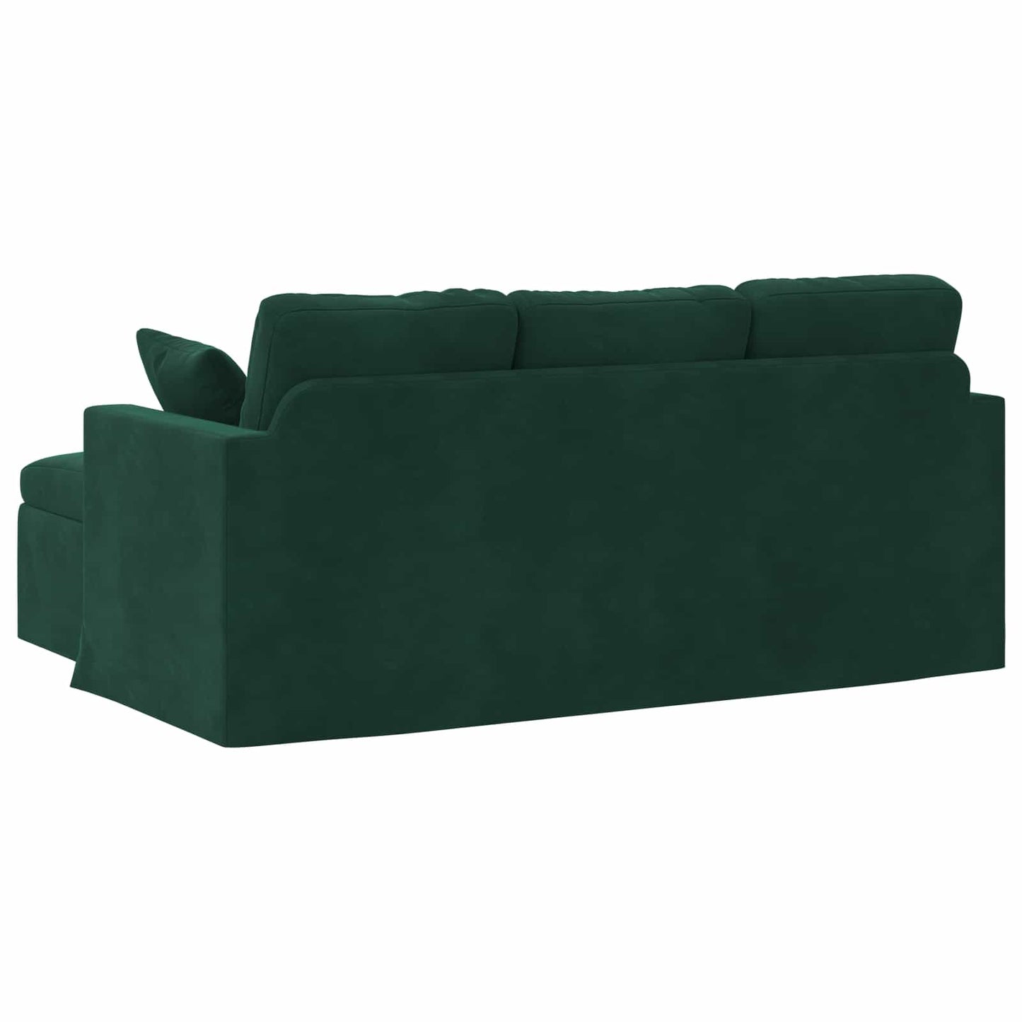 vidaXL Καναπές Σκούρο Πράσινο 178 x 134 x 80 εκ Βελούδο