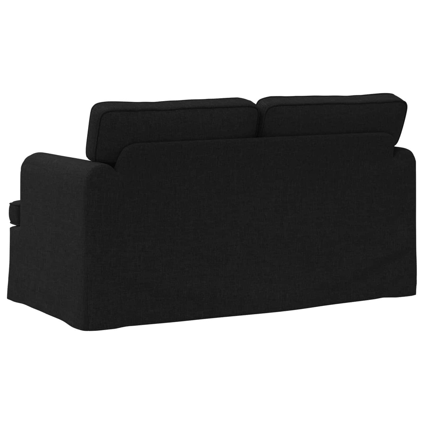 vidaXL Καναπές Μαύρο 144 x 80 x 85 εκ ύφασμα