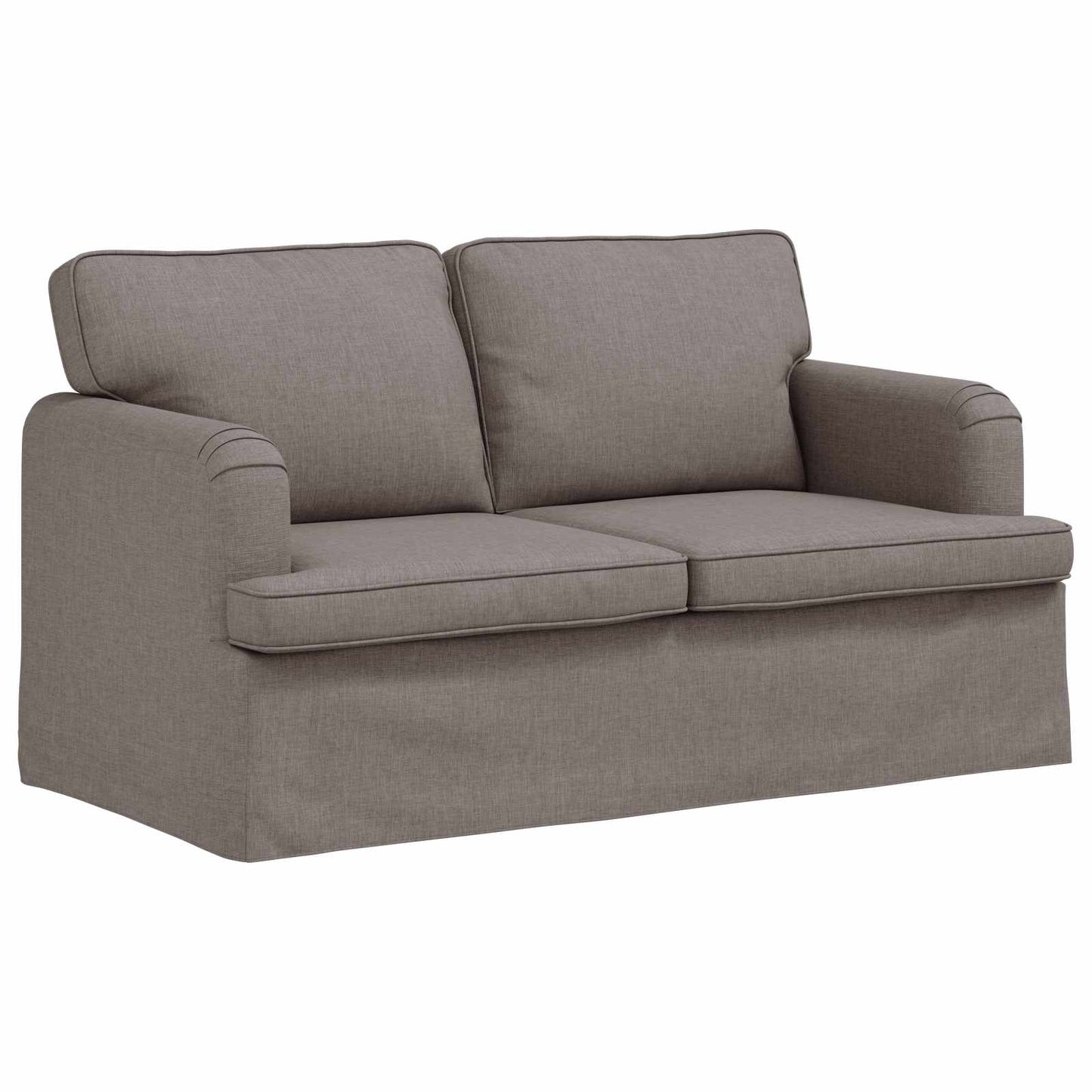 vidaXL Καναπές Taupe 144 x 80 x 85 εκ ύφασμα