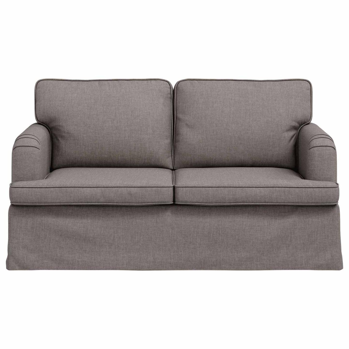 vidaXL Καναπές Taupe 144 x 80 x 85 εκ ύφασμα