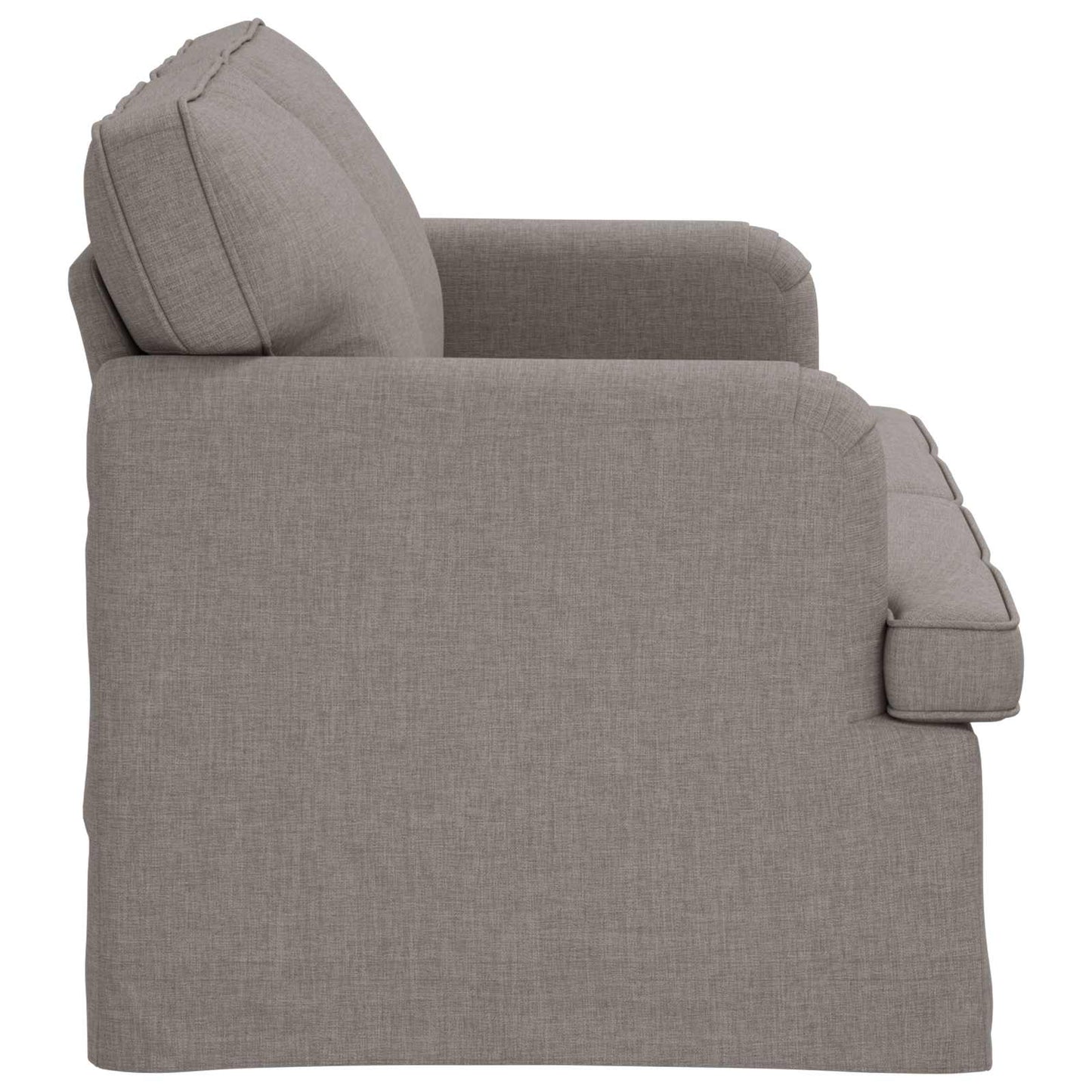 vidaXL Καναπές Taupe 144 x 80 x 85 εκ ύφασμα