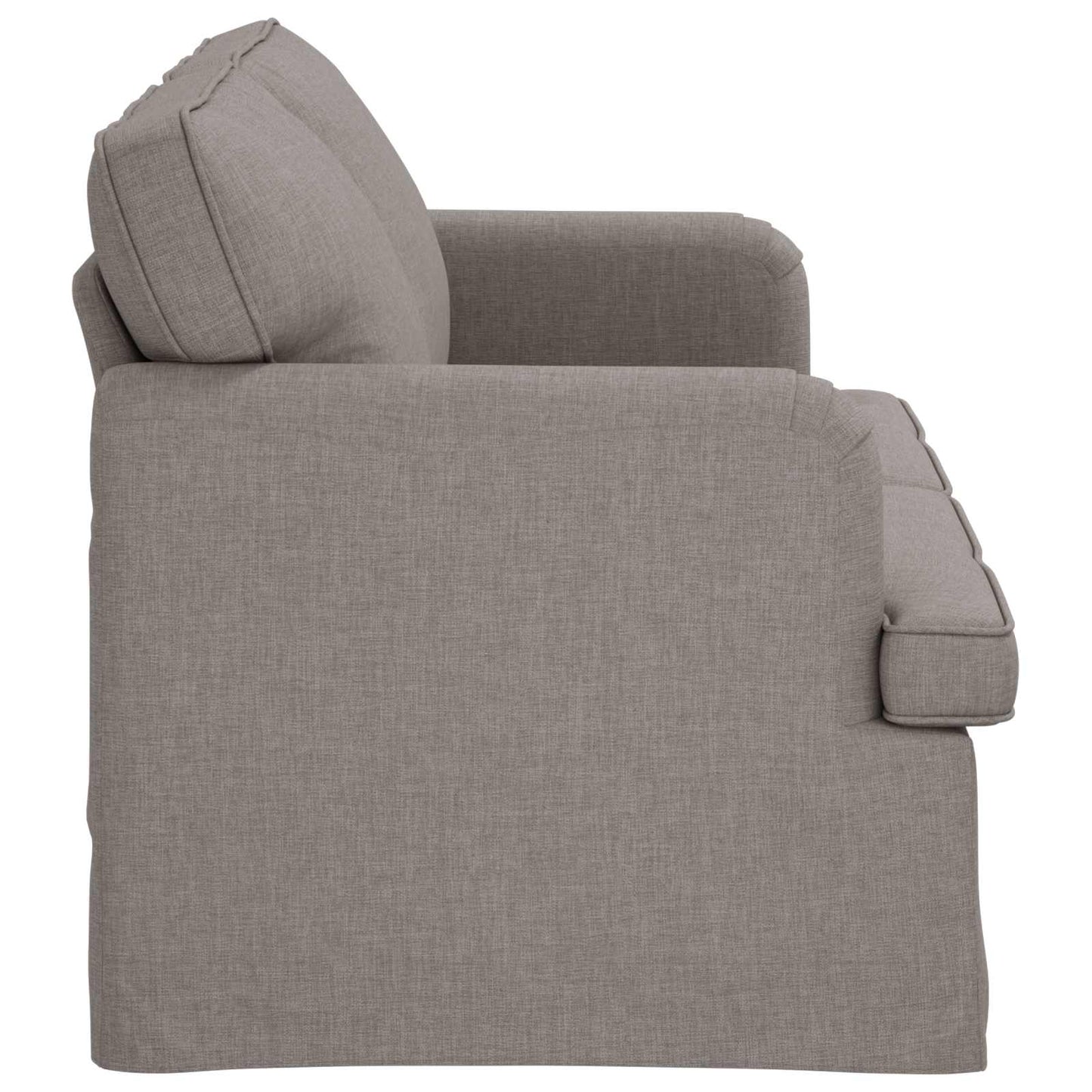 vidaXL Καναπές Taupe 162 x 80 x 85 εκ ύφασμα