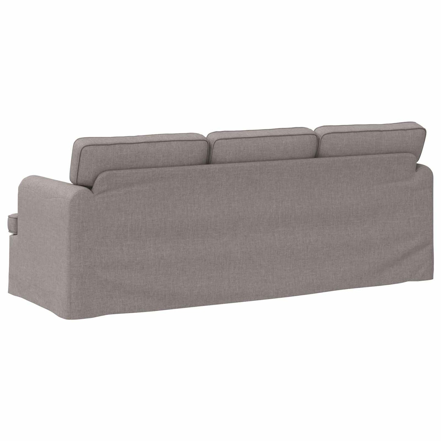 vidaXL Καναπές Taupe 201 x 80 x 85 εκ ύφασμα