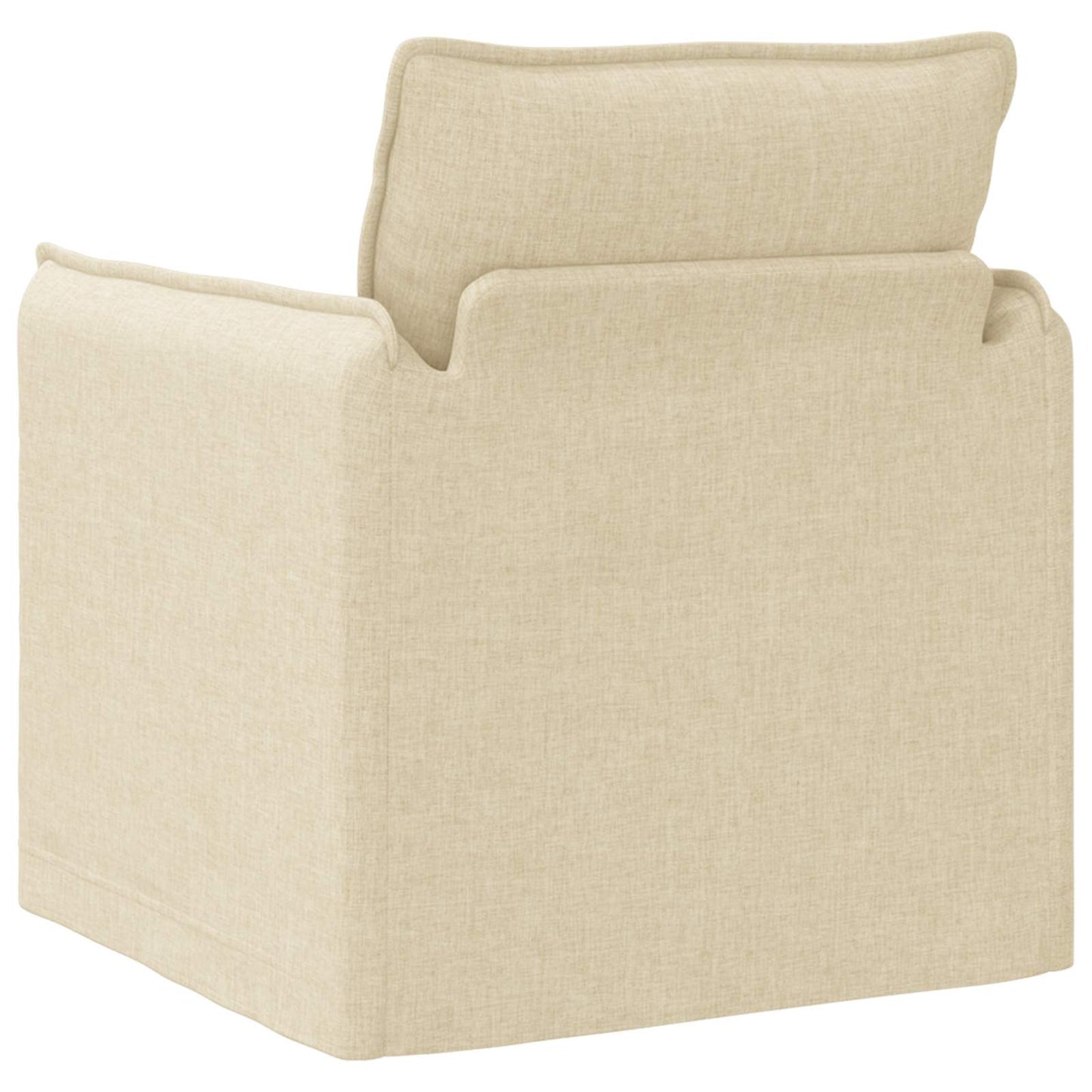 vidaXL Καναπές Κρεμ 75 x 82 x 85 εκ ύφασμα