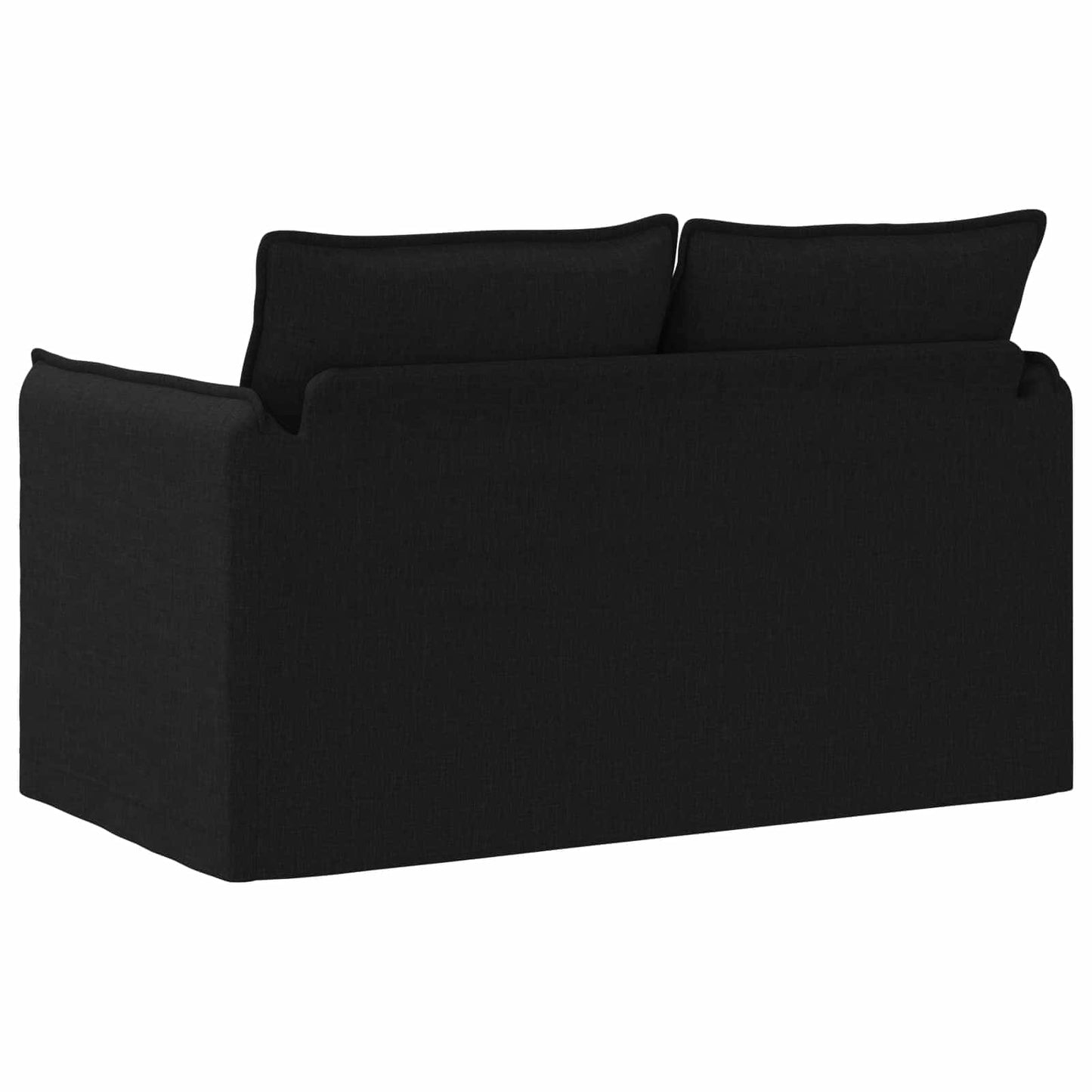 vidaXL Καναπές Μαύρο 136 x 82 x 85 εκ ύφασμα