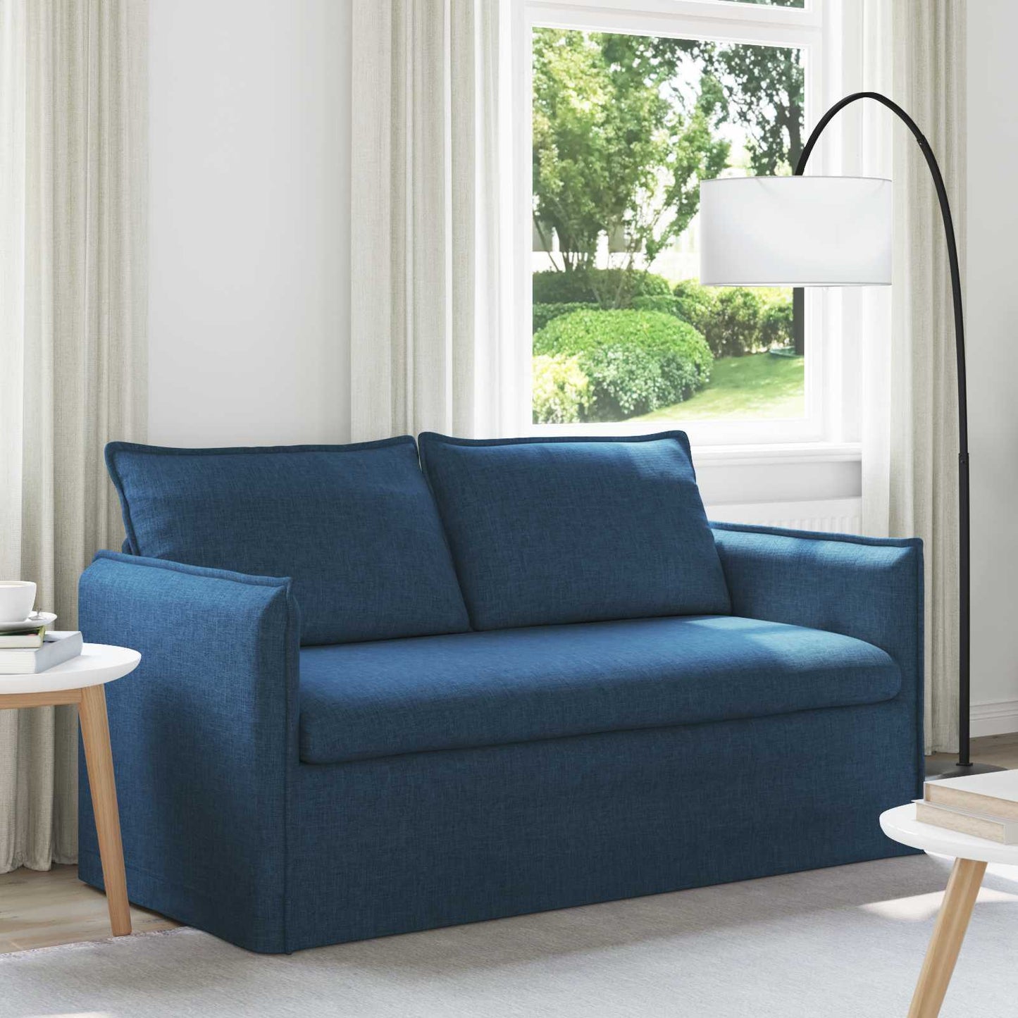 vidaXL Καναπές Μπλε 156 x 82 x 85 εκ ύφασμα