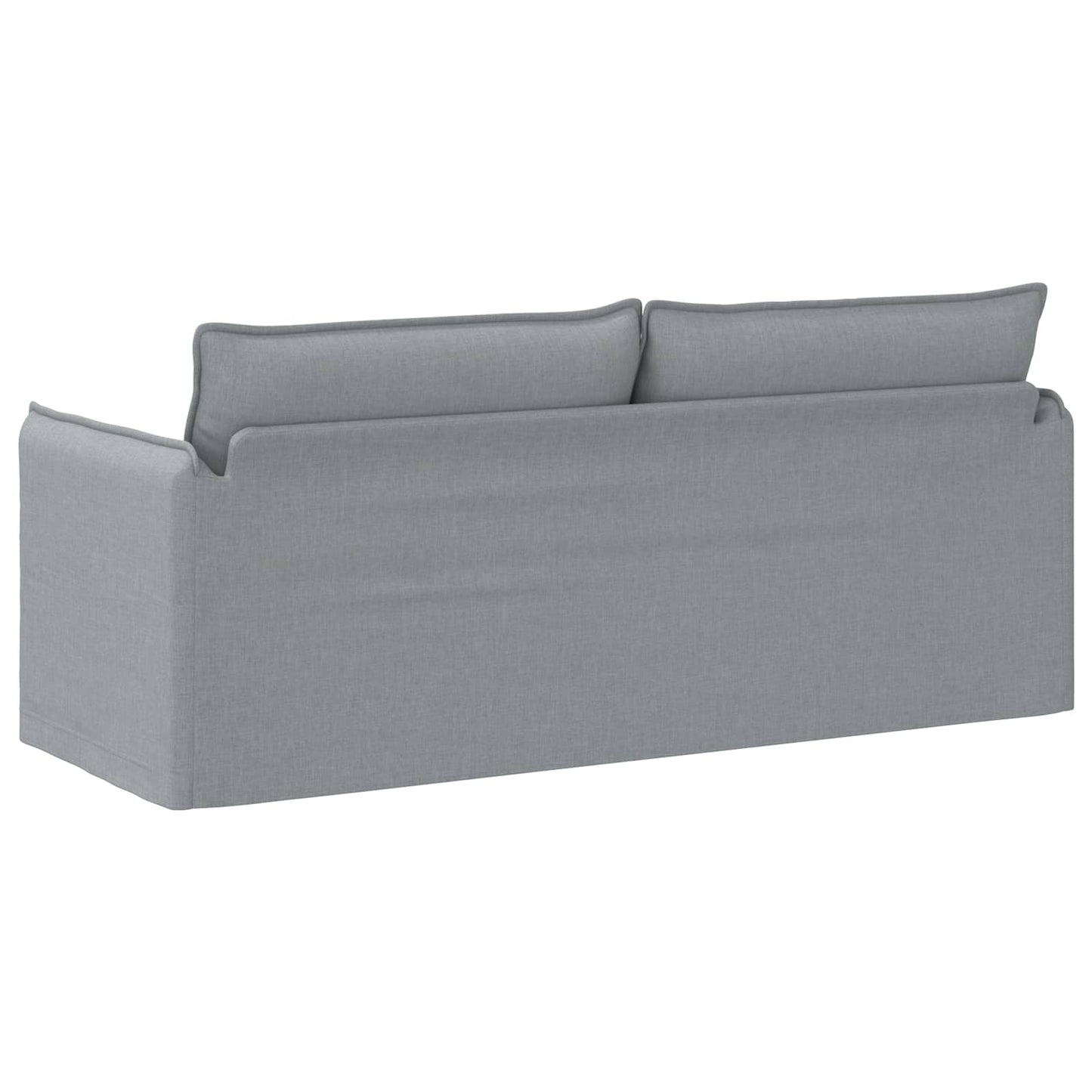 vidaXL Καναπές Ανοιχτό γκρι 196 x 82 x 85 εκ ύφασμα